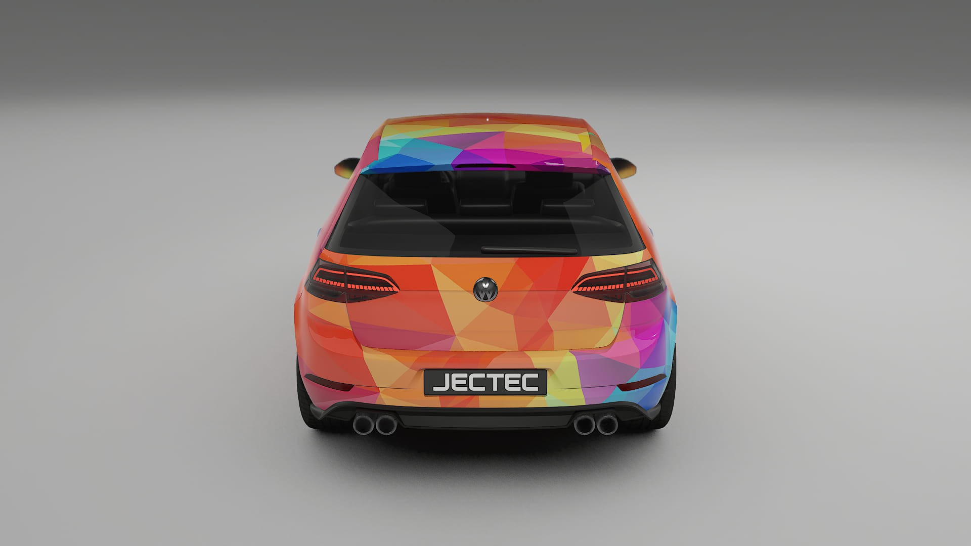 VW Golf Mk7 VECTOR VIBE – Design-Wrap PPF-Kit aus bedruckbarer Polyurethanfolie