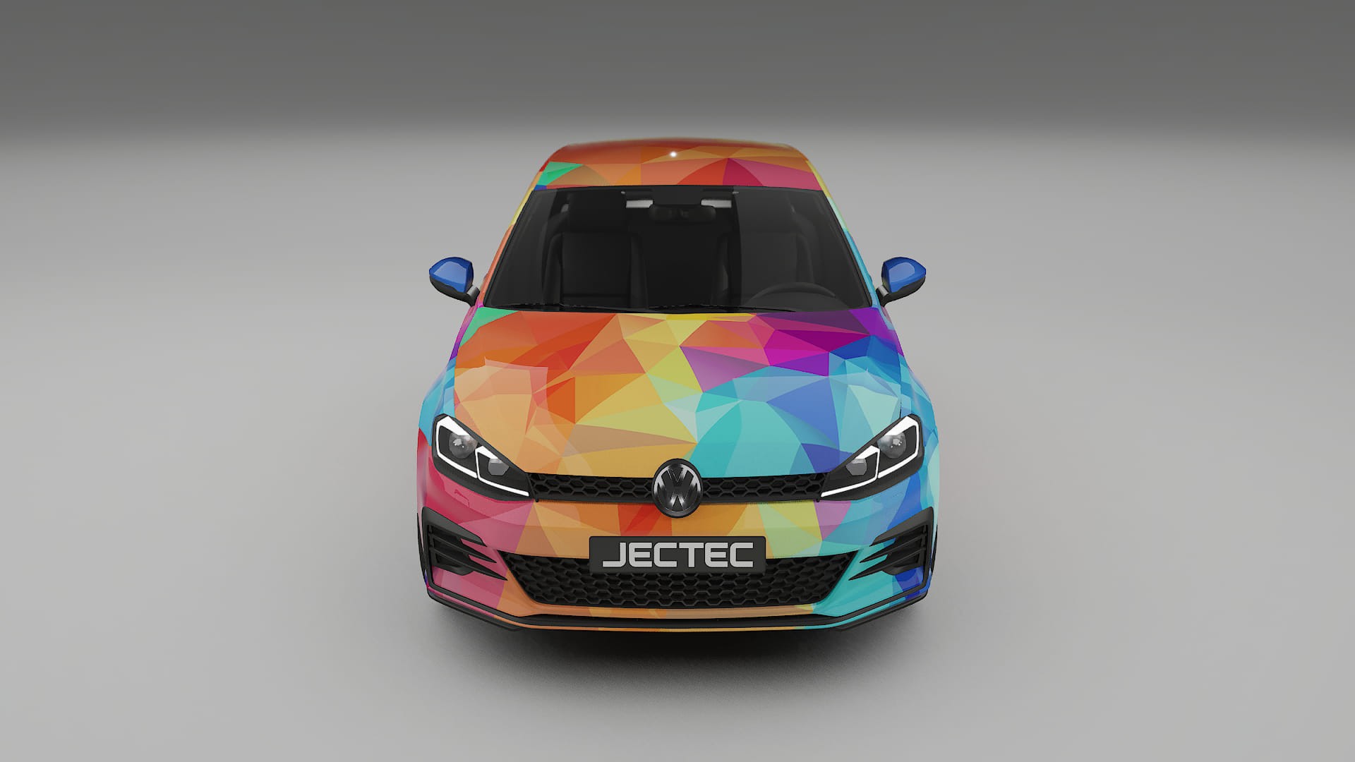 VW Golf Mk7 VECTOR VIBE – Design-Wrap PPF-Kit aus bedruckbarer Polyurethanfolie