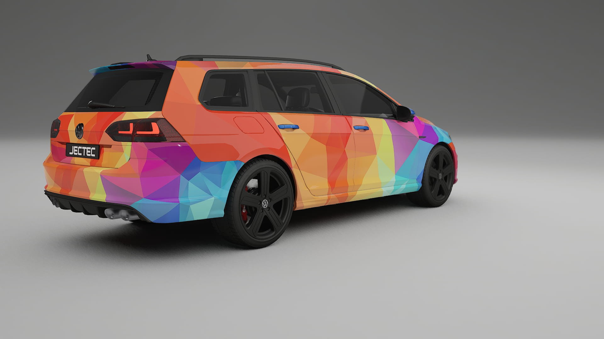 VW Golf Variant Mk7 VECTOR VIBE – Design-Wrap PPF-Kit aus bedruckbarer Polyurethanfolie