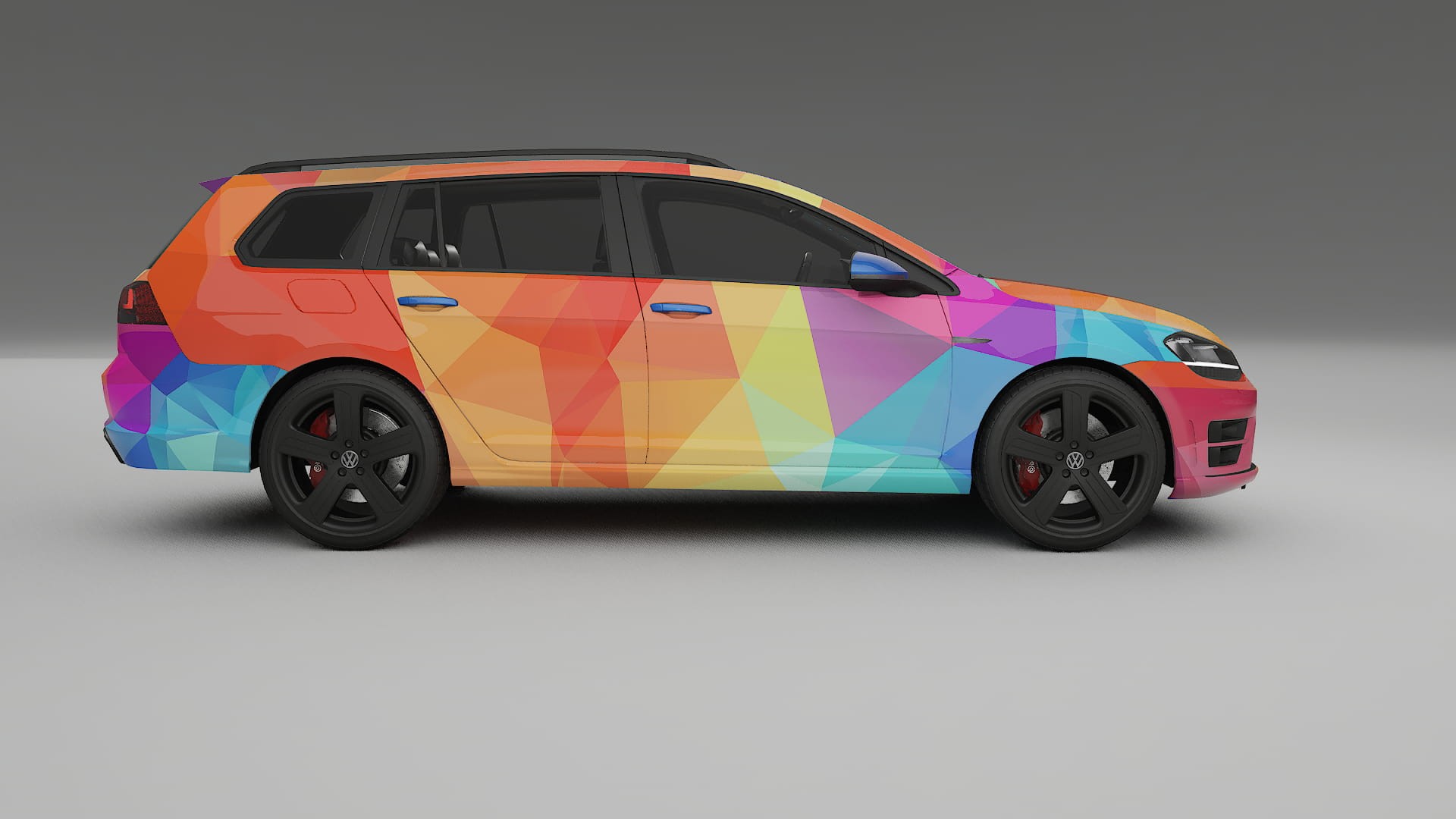 VW Golf Variant Mk7 VECTOR VIBE – Design-Wrap PPF-Kit aus bedruckbarer Polyurethanfolie