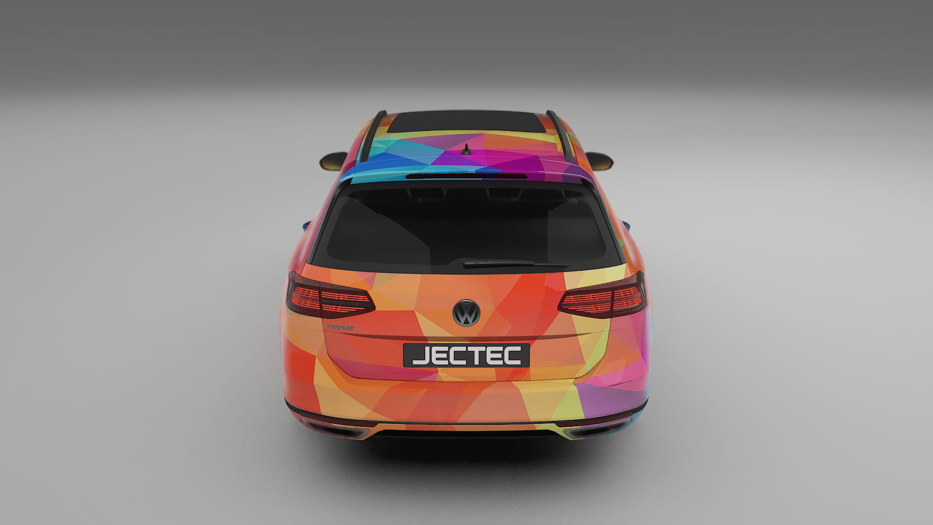 VW Passat VariantR B8 VECTOR VIBE – Design-Wrap PPF-Kit aus bedruckbarer Polyurethanfolie