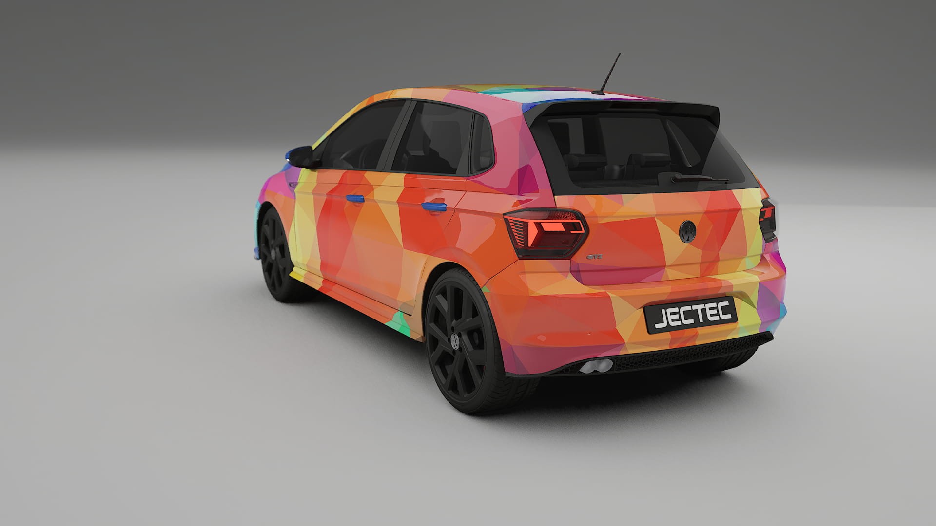VW Polo GTI VI VECTOR VIBE – Design-Wrap PPF-Kit aus bedruckbarer Polyurethanfolie