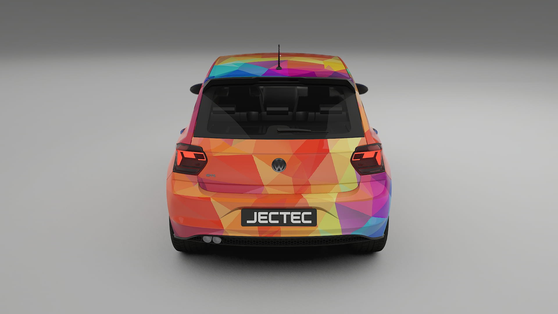 VW Polo GTI VI VECTOR VIBE – Design-Wrap PPF-Kit aus bedruckbarer Polyurethanfolie