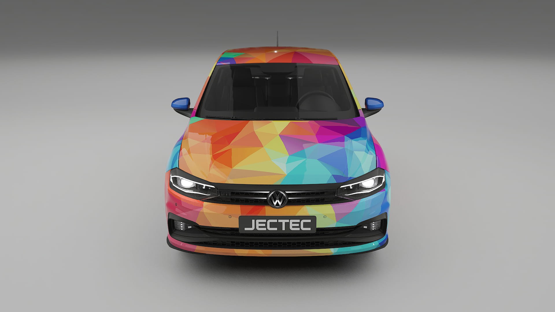 VW Polo GTI VI VECTOR VIBE – Design-Wrap PPF-Kit aus bedruckbarer Polyurethanfolie