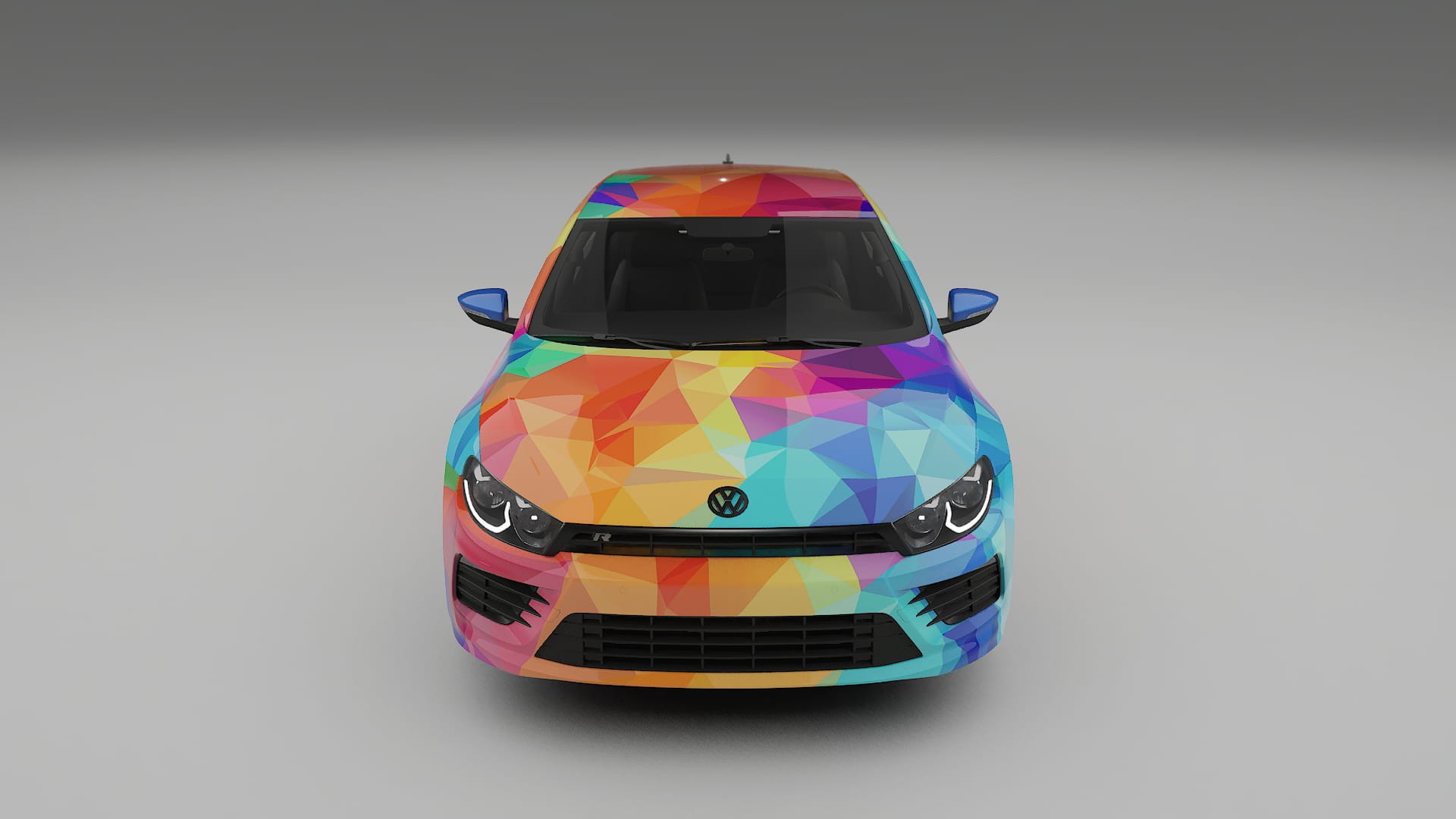 VW Scirocco R III VECTOR VIBE – Design-Wrap PPF-Kit aus bedruckbarer Polyurethanfolie