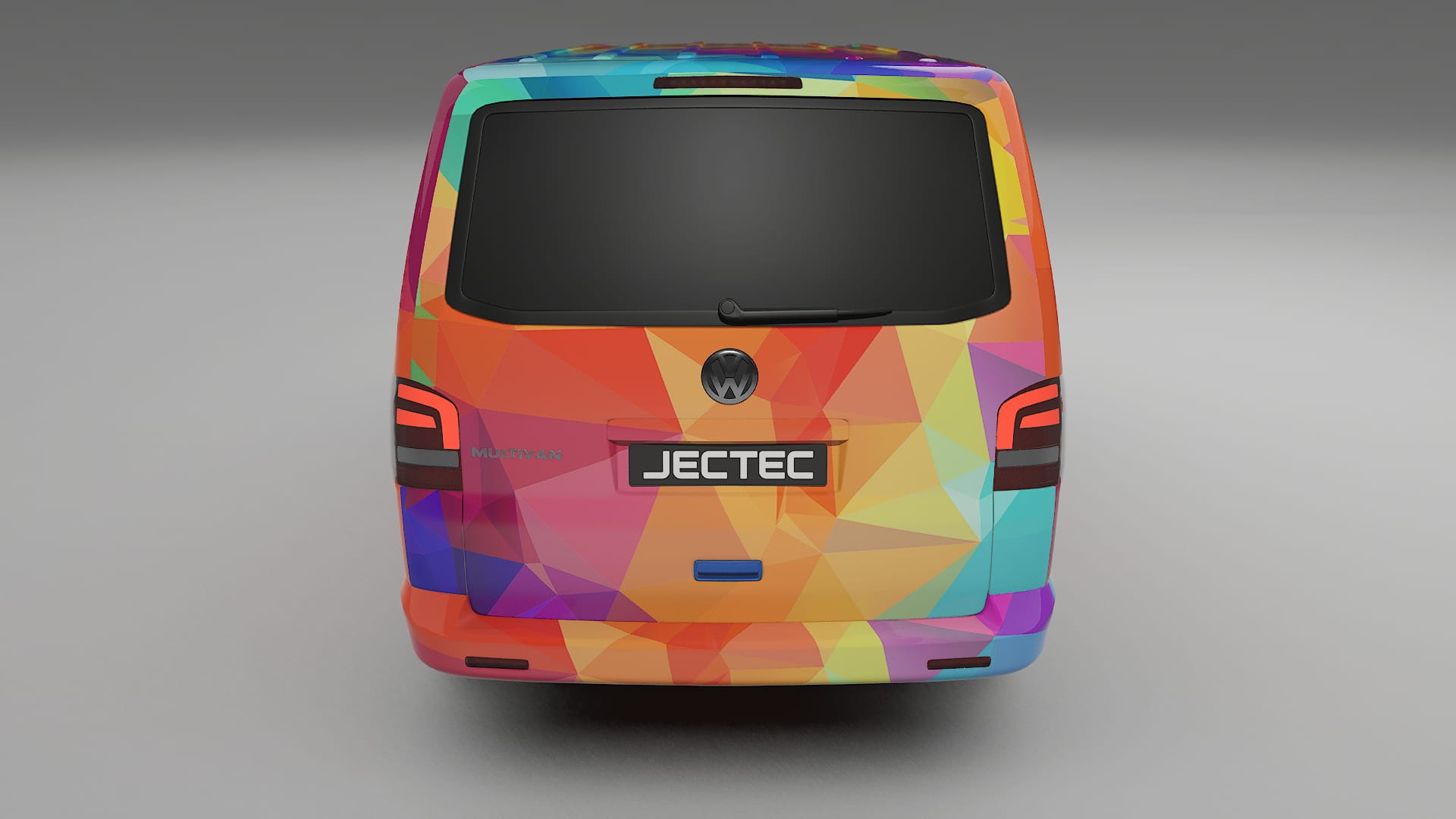 VW Transporter T5 Caravelle VECTOR VIBE – Design-Wrap PPF-Kit aus bedruckbarer Polyurethanfolie