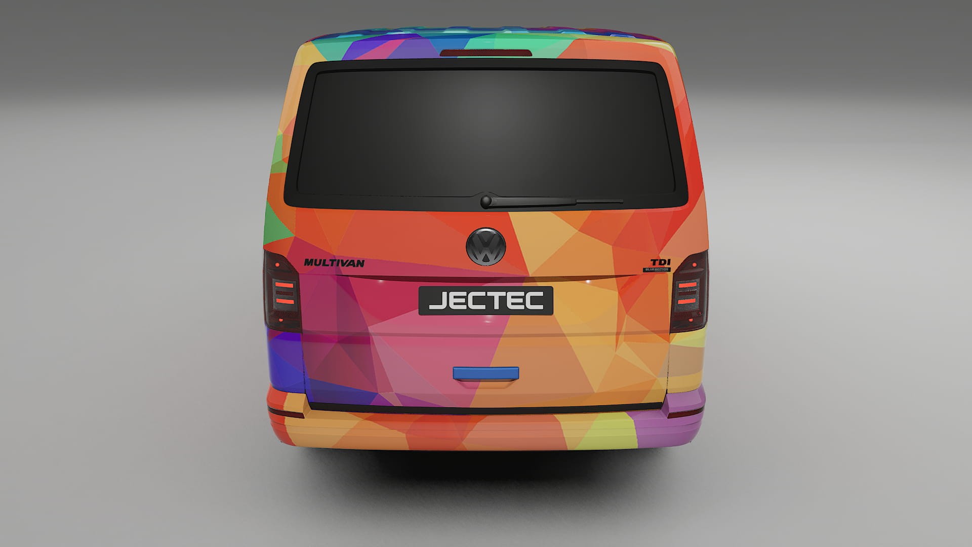VW Transporter T6 Multivan VECTOR VIBE – Design-Wrap PPF-Kit aus bedruckbarer Polyurethanfolie