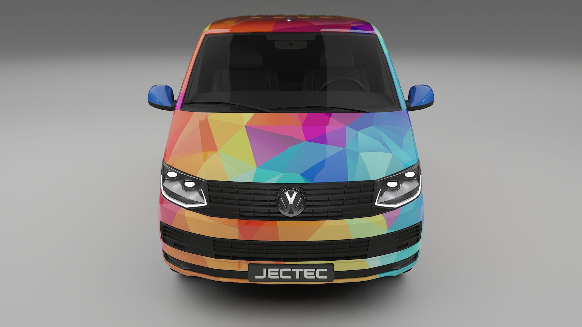 VW Transporter T6 Multivan VECTOR VIBE – Design-Wrap PPF-Kit aus bedruckbarer Polyurethanfolie