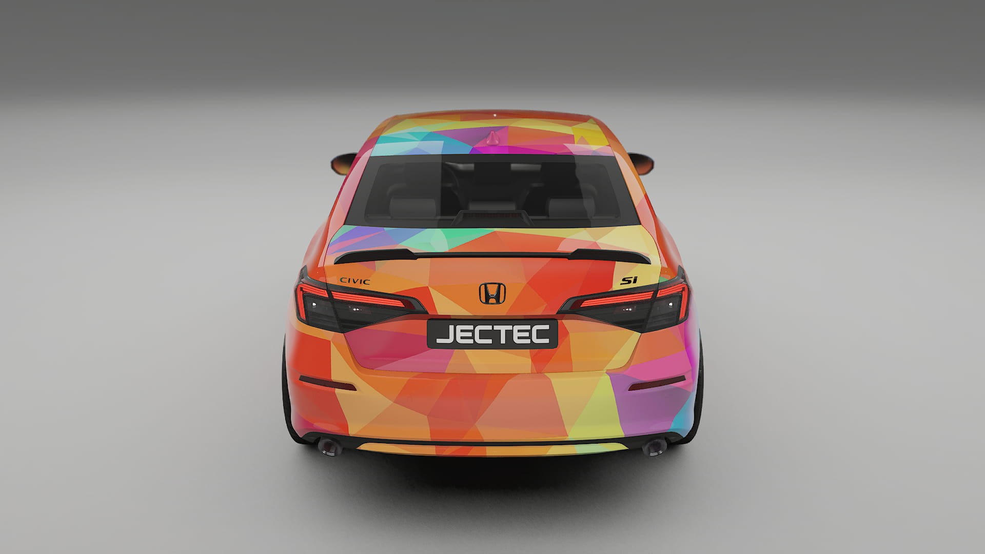 Honda Civic Si VECTOR VIBE – Design-Wrap PPF-Kit aus bedruckbarer Polyurethanfolie