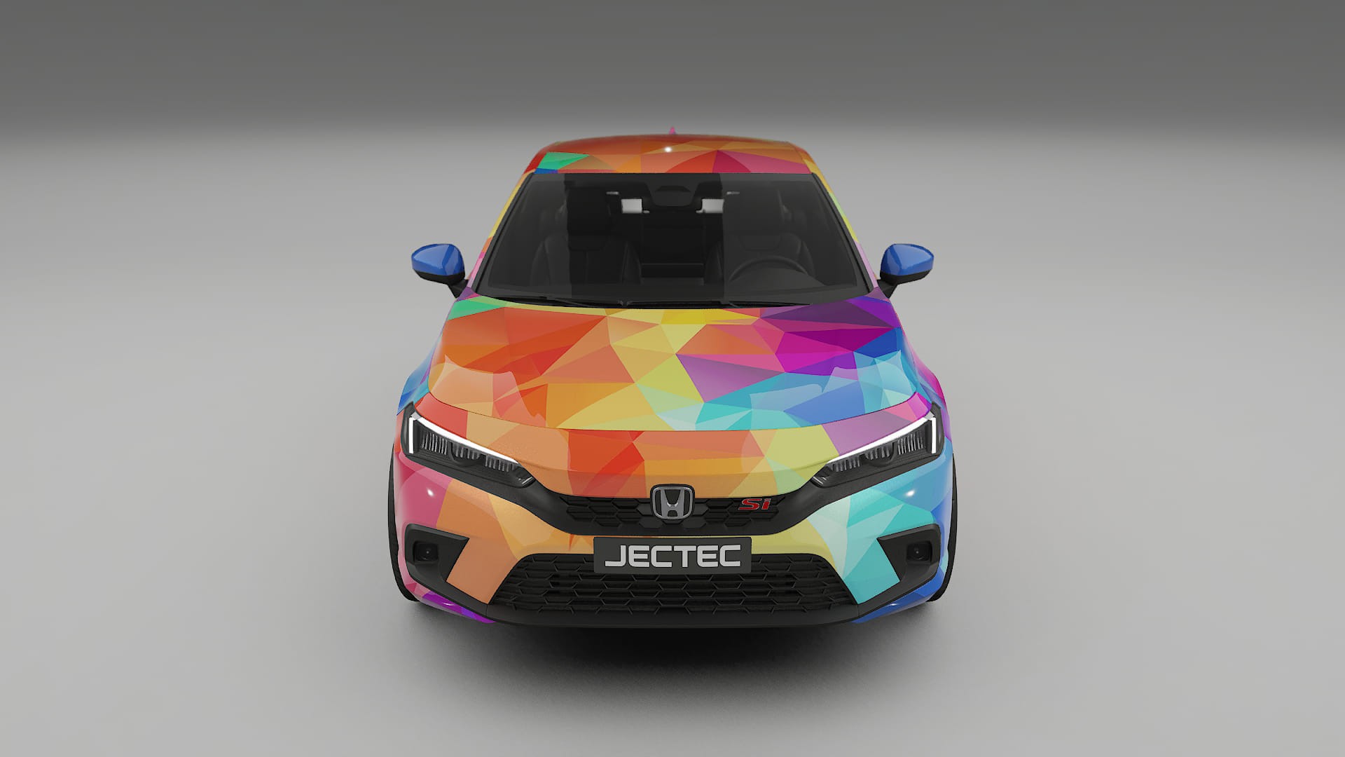 Honda Civic Si VECTOR VIBE – Design-Wrap PPF-Kit aus bedruckbarer Polyurethanfolie