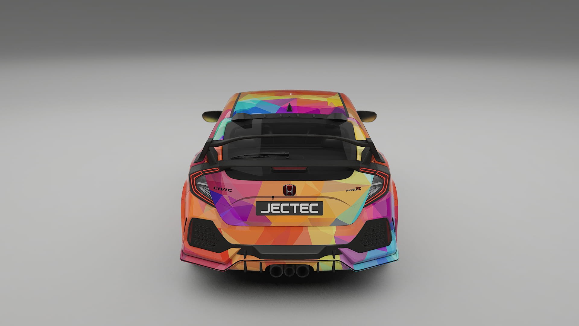Honda Civic Type-R VECTOR VIBE – Design-Wrap PPF-Kit aus bedruckbarer Polyurethanfolie