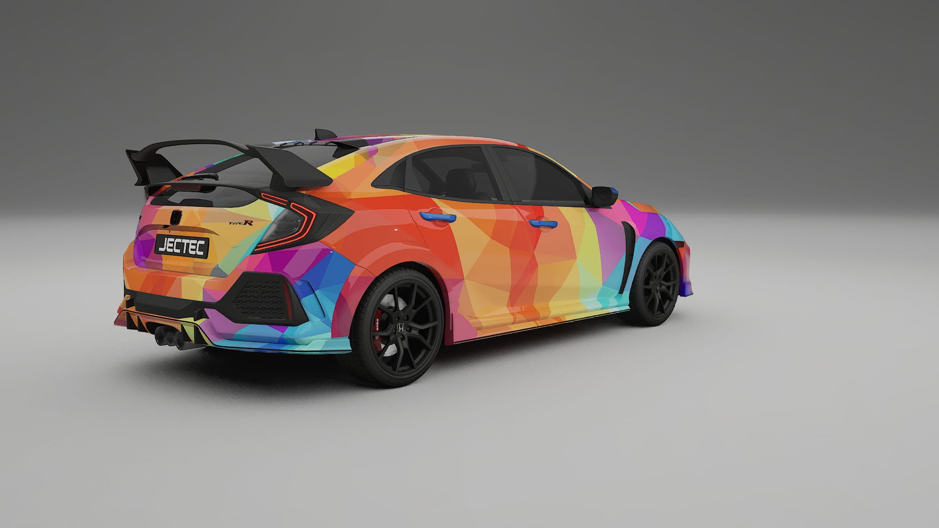 Honda Civic Type-R VECTOR VIBE – Design-Wrap PPF-Kit aus bedruckbarer Polyurethanfolie