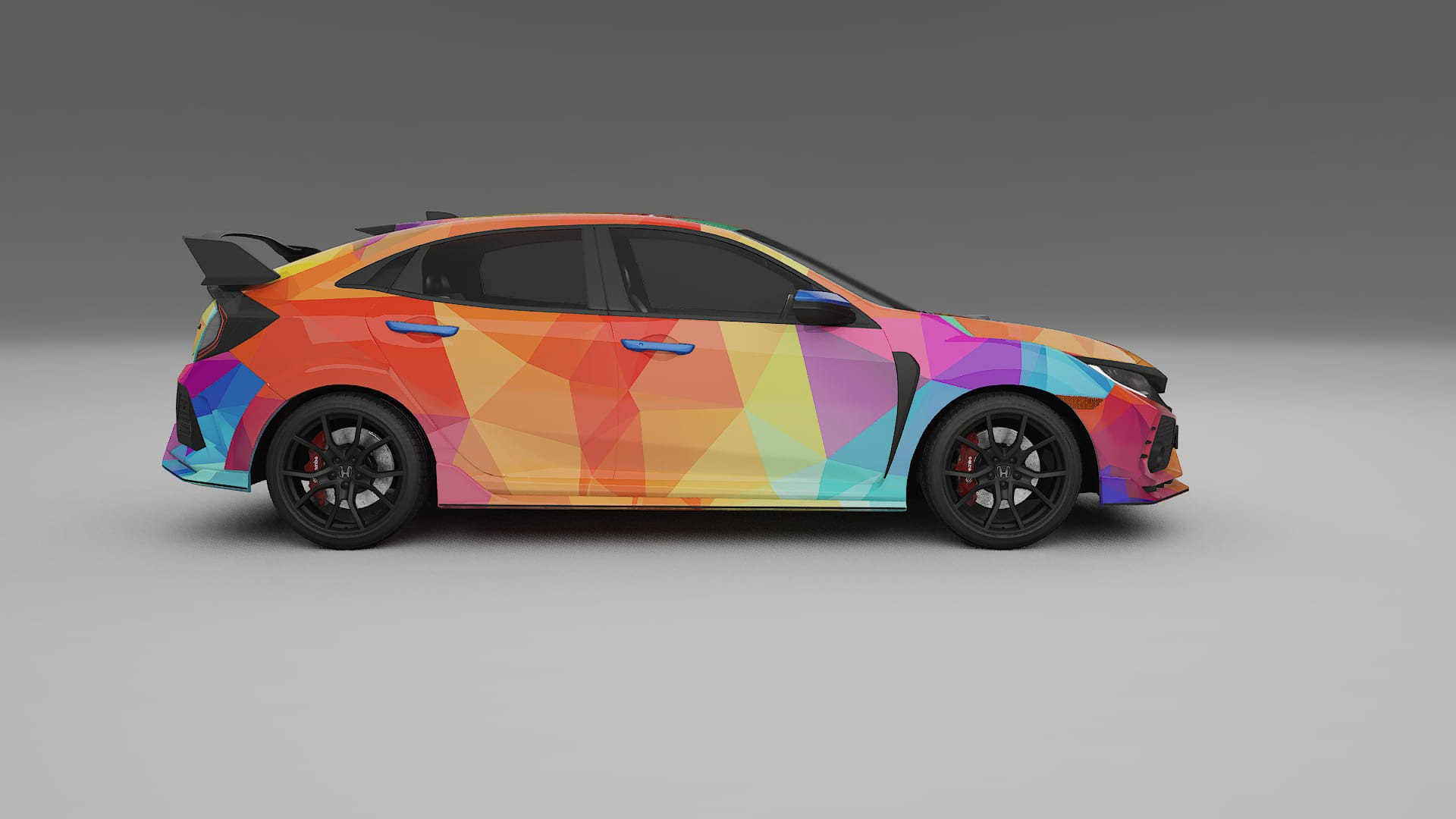 Honda Civic Type-R VECTOR VIBE – Design-Wrap PPF-Kit aus bedruckbarer Polyurethanfolie