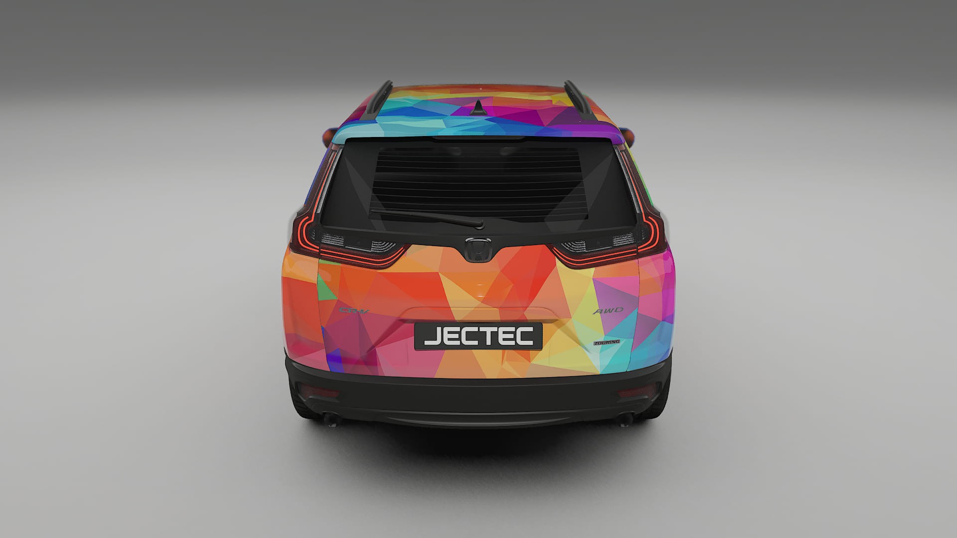 Honda CRV Touring prefacelift pre-LCI VECTOR VIBE – Design-Wrap PPF-Kit aus bedruckbarer Polyurethanfolie