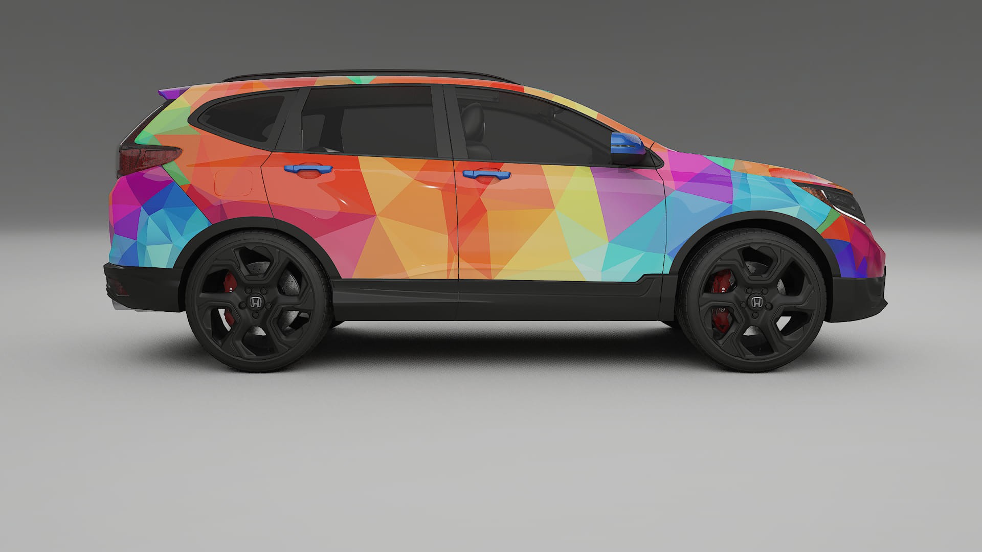 Honda CRV Touring prefacelift pre-LCI VECTOR VIBE – Design-Wrap PPF-Kit aus bedruckbarer Polyurethanfolie