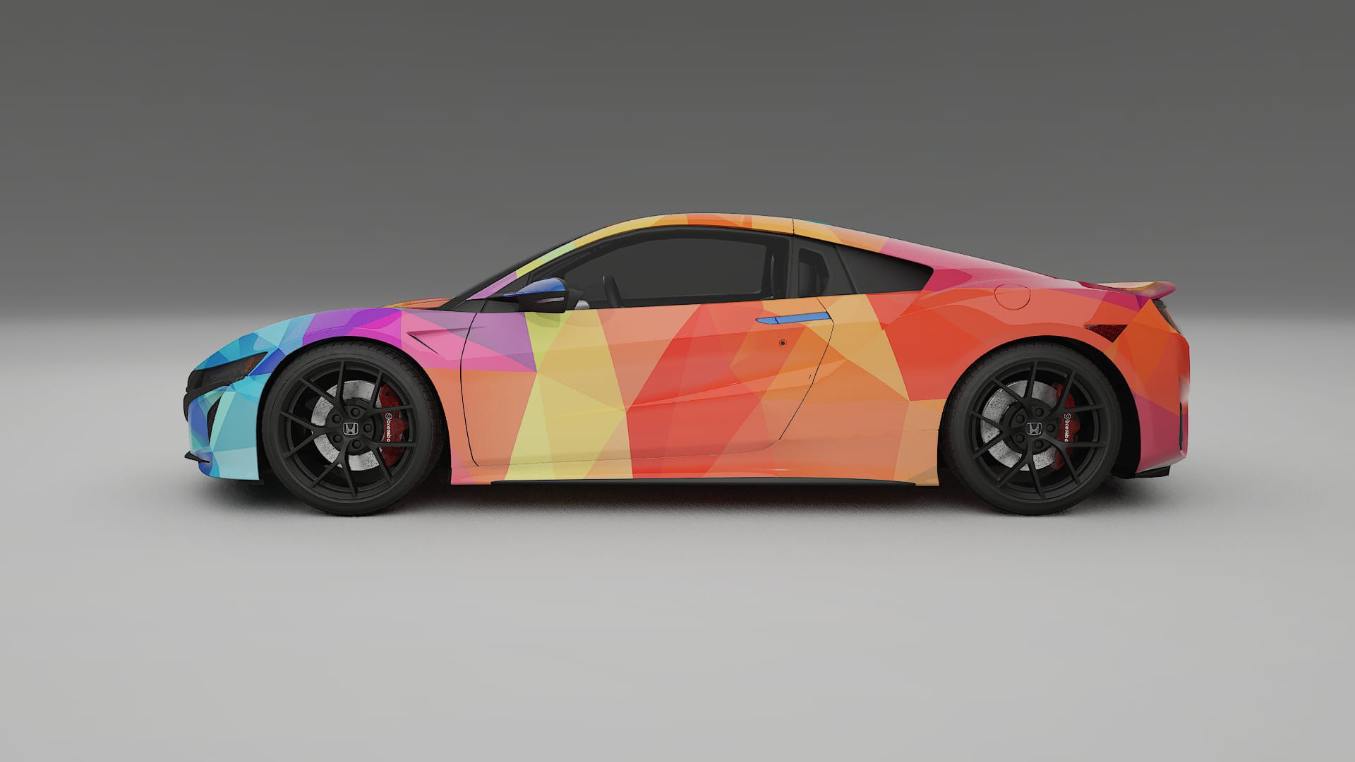 Honda NSX prefacelift pre-LCI VECTOR VIBE – Design-Wrap PPF-Kit aus bedruckbarer Polyurethanfolie