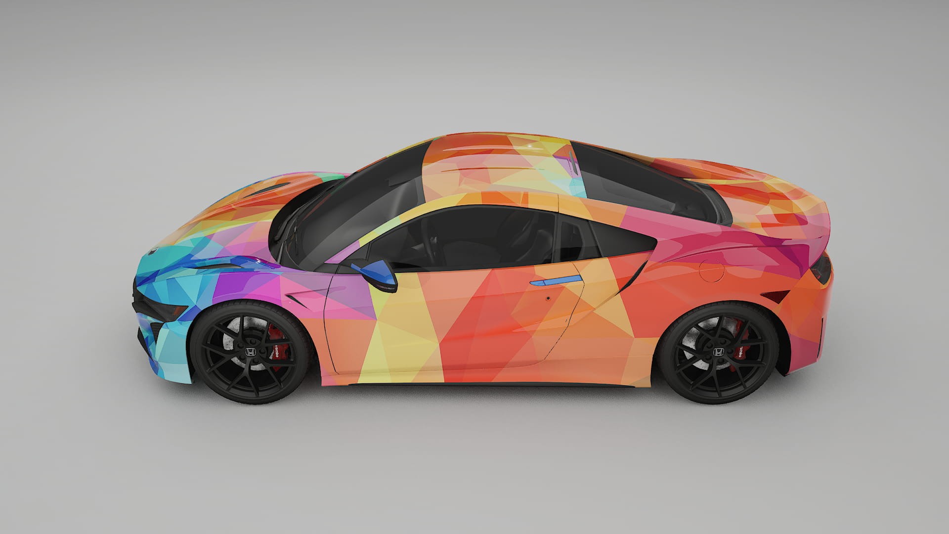 Honda NSX prefacelift pre-LCI VECTOR VIBE – Design-Wrap PPF-Kit aus bedruckbarer Polyurethanfolie