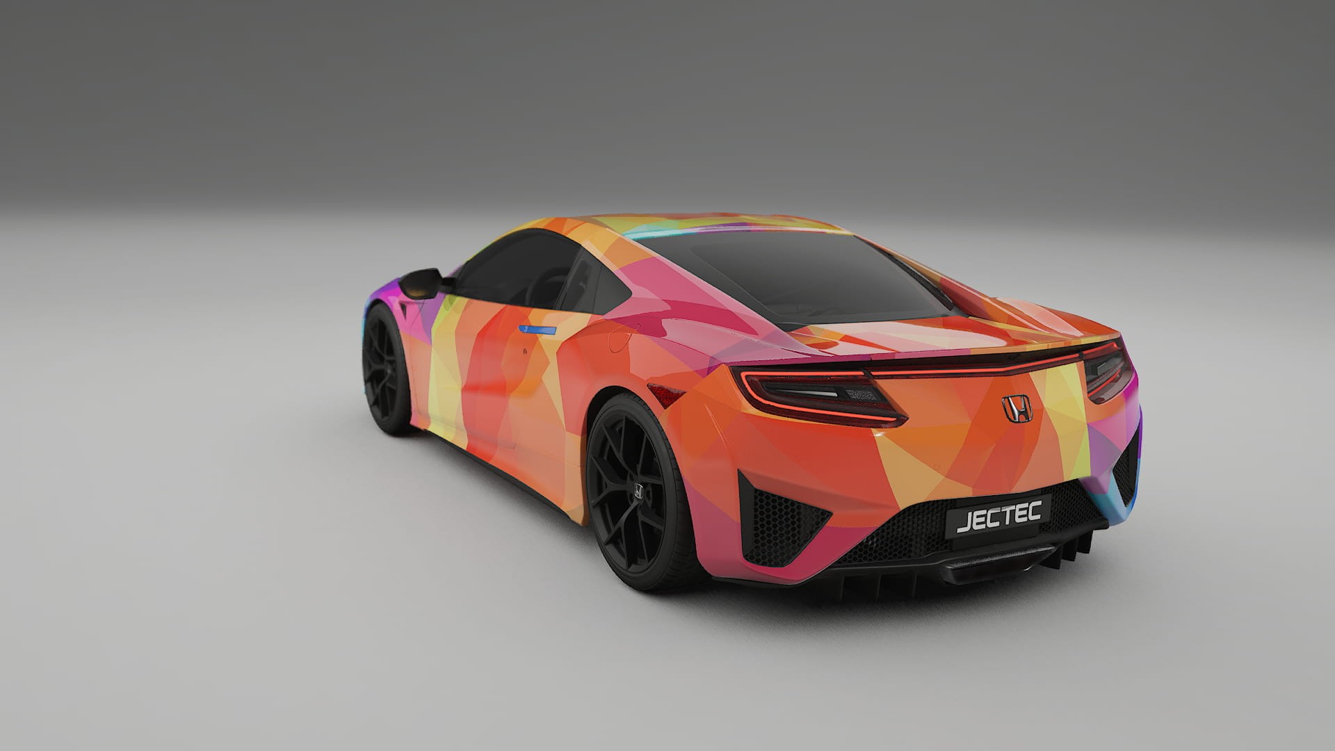 Honda NSX prefacelift pre-LCI VECTOR VIBE – Design-Wrap PPF-Kit aus bedruckbarer Polyurethanfolie