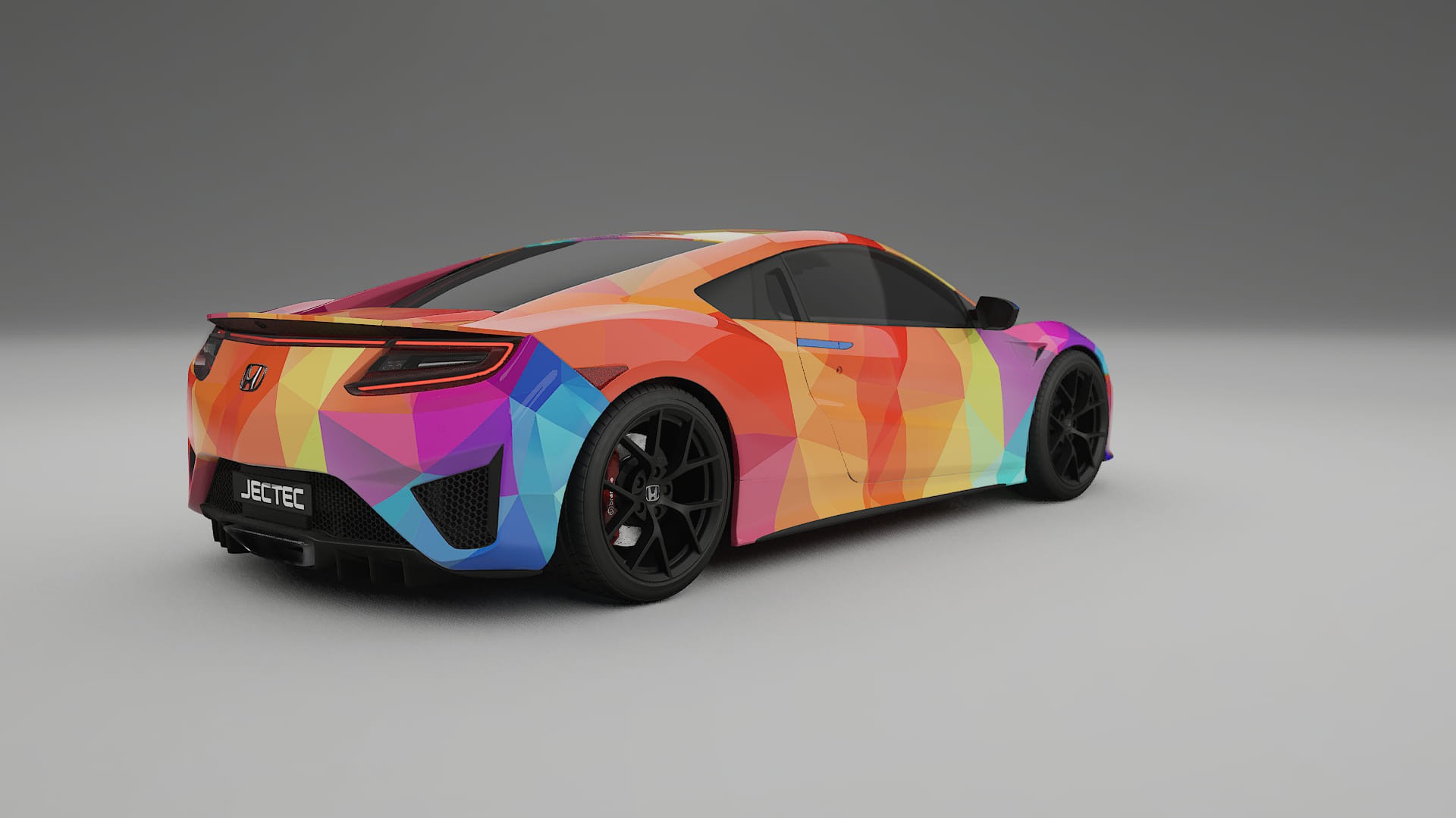 Honda NSX prefacelift pre-LCI VECTOR VIBE – Design-Wrap PPF-Kit aus bedruckbarer Polyurethanfolie