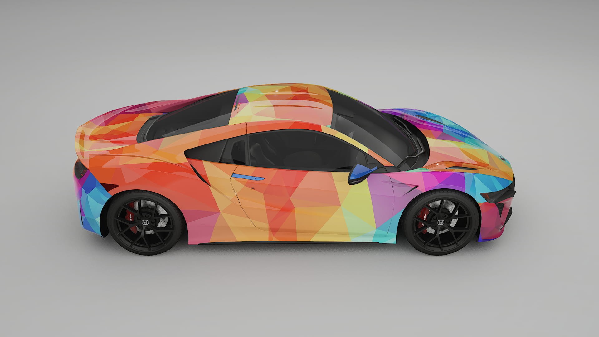 Honda NSX prefacelift pre-LCI VECTOR VIBE – Design-Wrap PPF-Kit aus bedruckbarer Polyurethanfolie