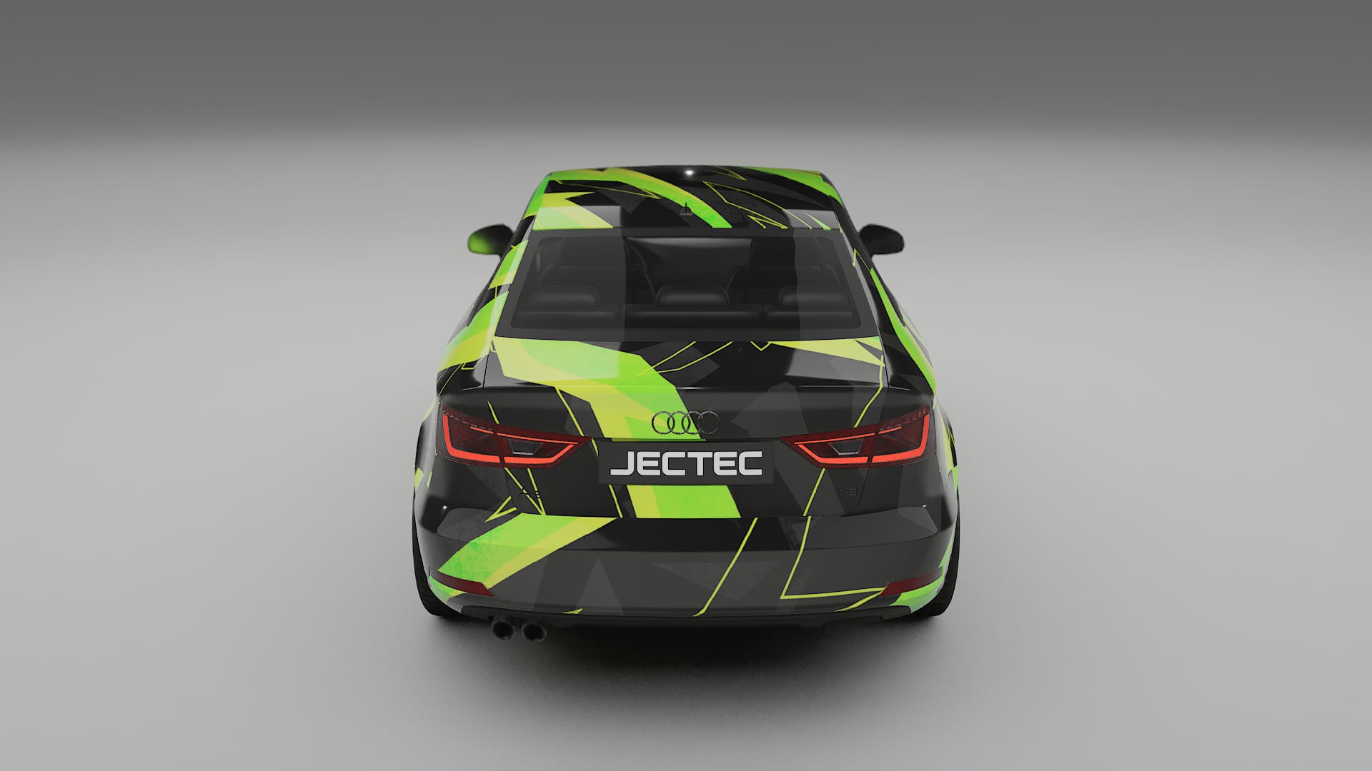 Audi A3 8V sedan prefacelift pre-LCI NINJA TURTLES – Design-Wrap PPF-Kit aus bedruckbarer Polyurethanfolie