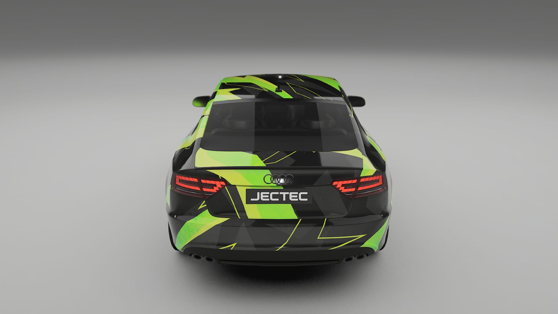 Audi A5 8T Sportback prefacelift pre-LCI NINJA TURTLES – Design-Wrap PPF-Kit aus bedruckbarer Polyurethanfolie