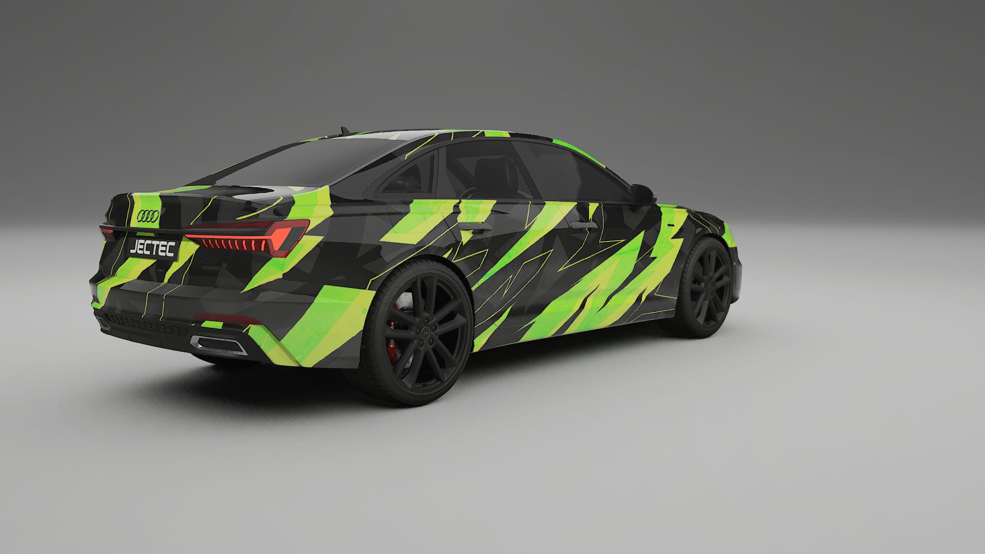 Audi A6 S-Line C8 NINJA TURTLES – Design-Wrap PPF-Kit aus bedruckbarer Polyurethanfolie