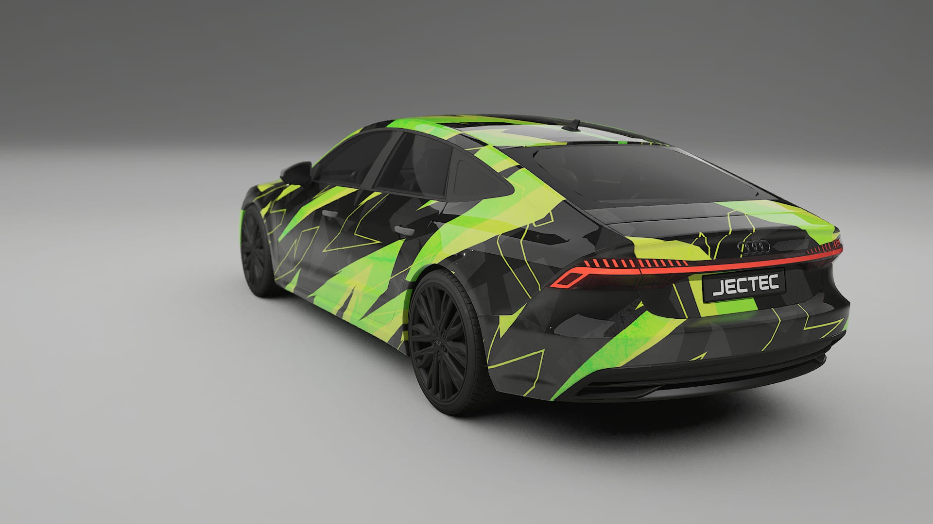 Audi A7 C8 Sportback prefacelift pre-LCI NINJA TURTLES – Design-Wrap PPF-Kit aus bedruckbarer Polyurethanfolie