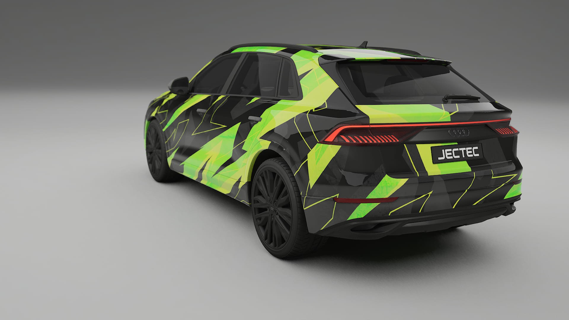 Audi Q8 F1 prefacelift pre-LCI NINJA TURTLES – Design-Wrap PPF-Kit aus bedruckbarer Polyurethanfolie