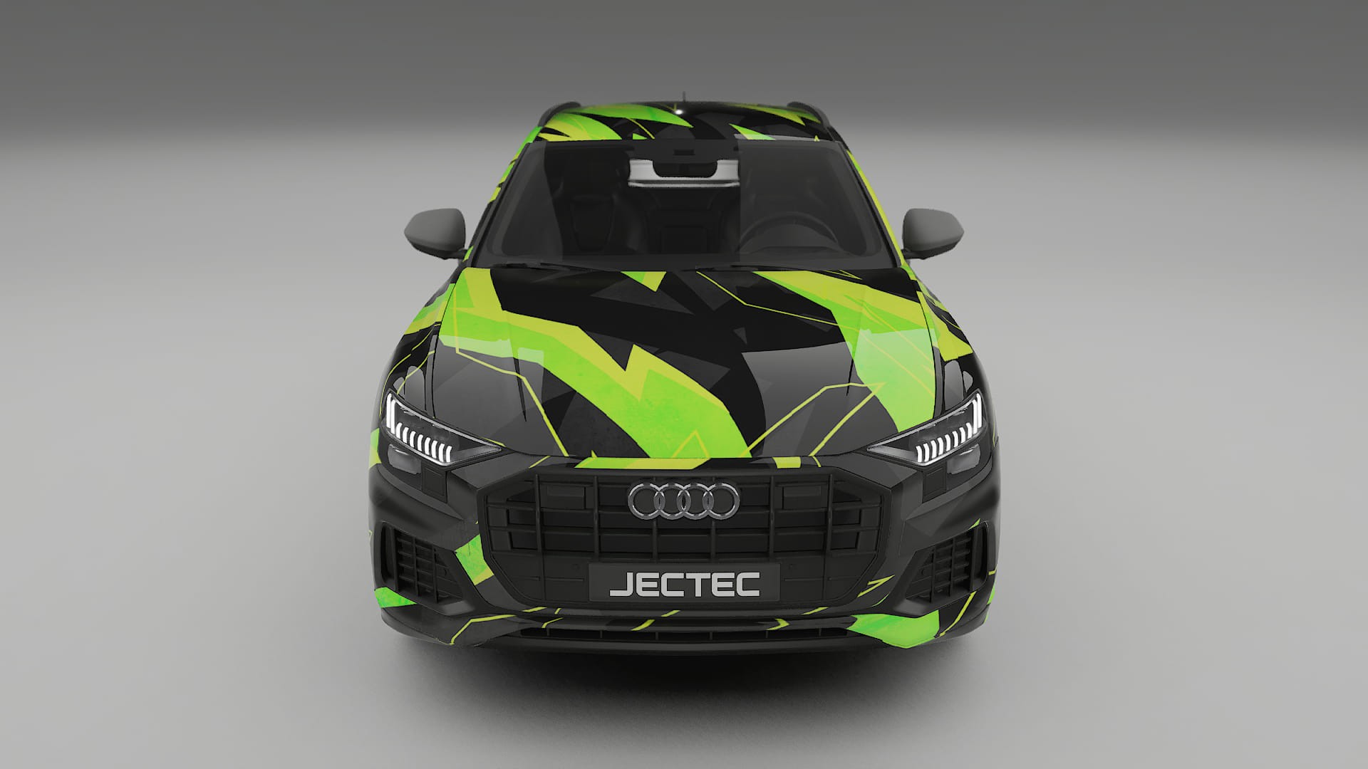 Audi Q8 F1 prefacelift pre-LCI NINJA TURTLES – Design-Wrap PPF-Kit aus bedruckbarer Polyurethanfolie