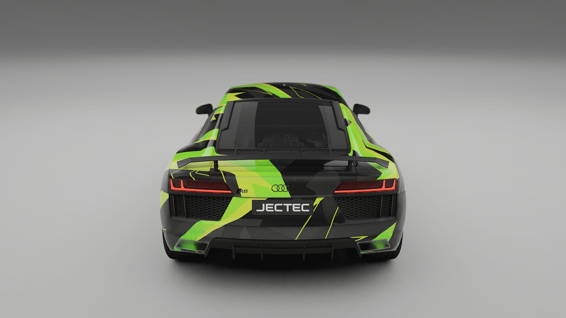 Audi R8 typ-4S prefacelift pre-LCI NINJA TURTLES – Design-Wrap PPF-Kit aus bedruckbarer Polyurethanfolie