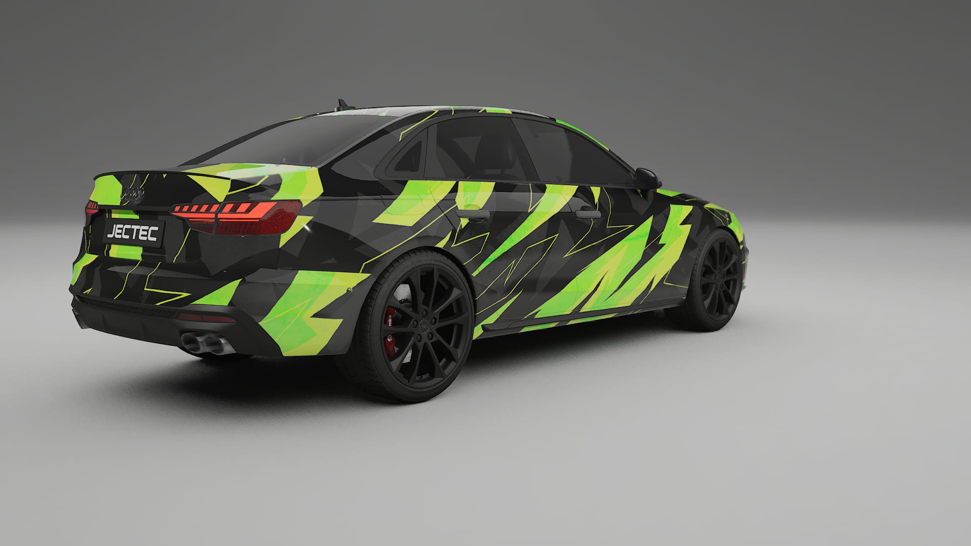 Audi S4 Sedan B9 facelift LCI NINJA TURTLES – Design-Wrap PPF-Kit aus bedruckbarer Polyurethanfolie