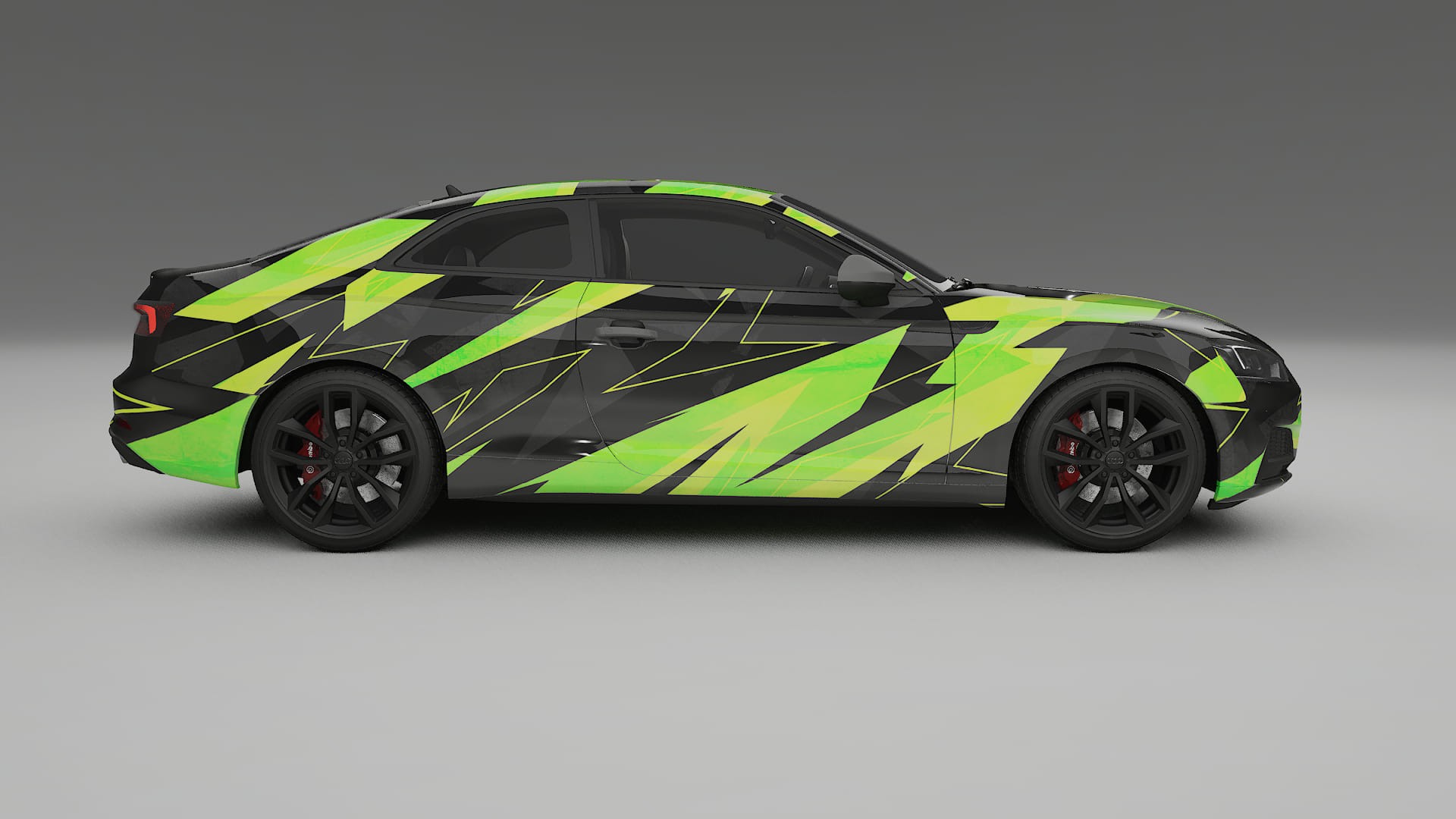 Audi S5 B9 prefacelift pre-LCI NINJA TURTLES – Design-Wrap PPF-Kit aus bedruckbarer Polyurethanfolie
