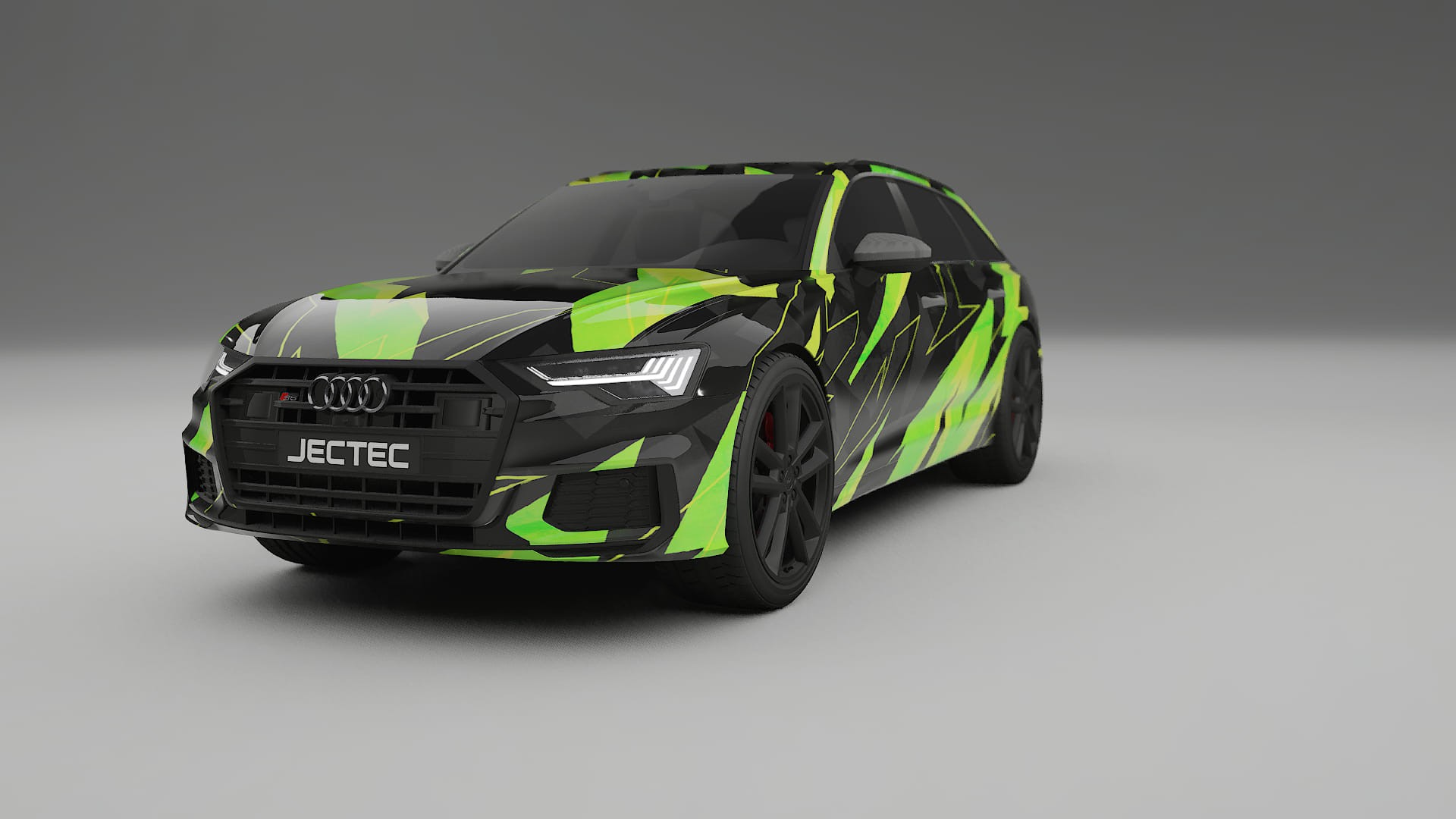 Audi S6 Avant prefacelift pre-LCI C8 NINJA TURTLES – Design-Wrap PPF-Kit aus bedruckbarer Polyurethanfolie