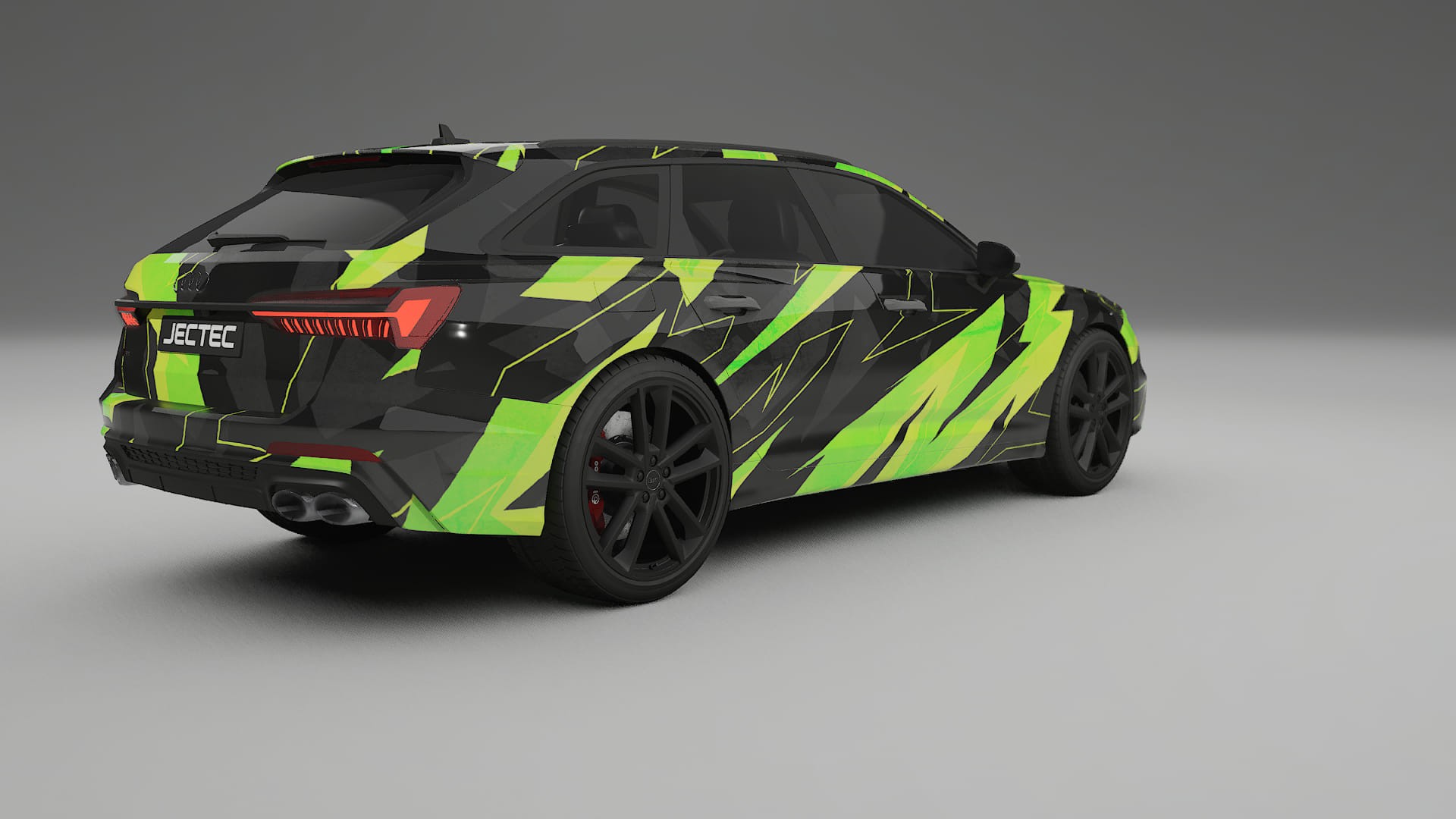 Audi S6 Avant prefacelift pre-LCI C8 NINJA TURTLES – Design-Wrap PPF-Kit aus bedruckbarer Polyurethanfolie