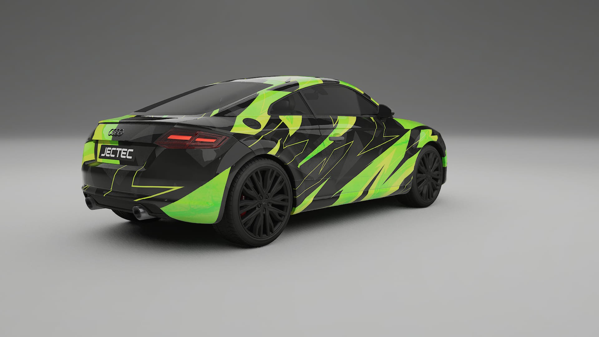 Audi TT Coupe 8S prefacelift pre-LCI NINJA TURTLES – Design-Wrap PPF-Kit aus bedruckbarer Polyurethanfolie