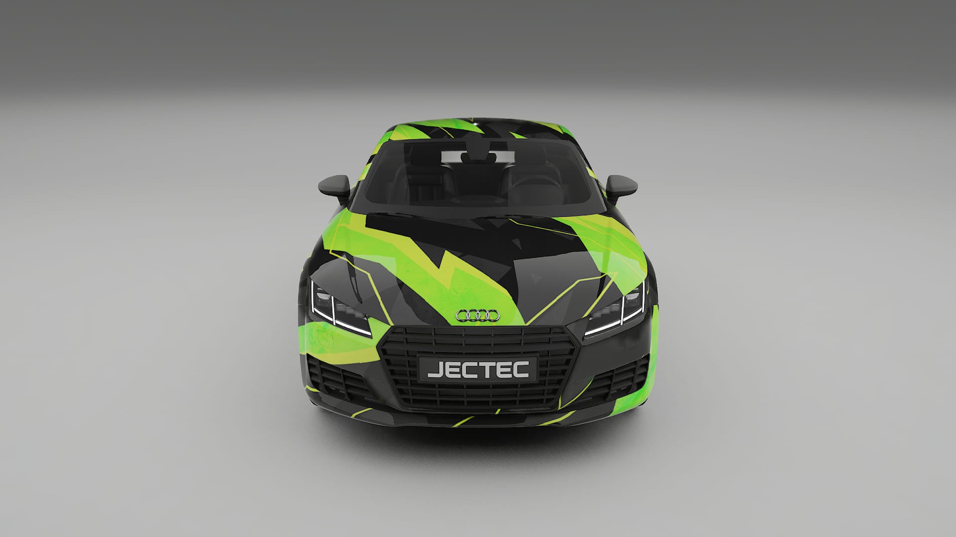 Audi TT Coupe 8S prefacelift pre-LCI NINJA TURTLES – Design-Wrap PPF-Kit aus bedruckbarer Polyurethanfolie