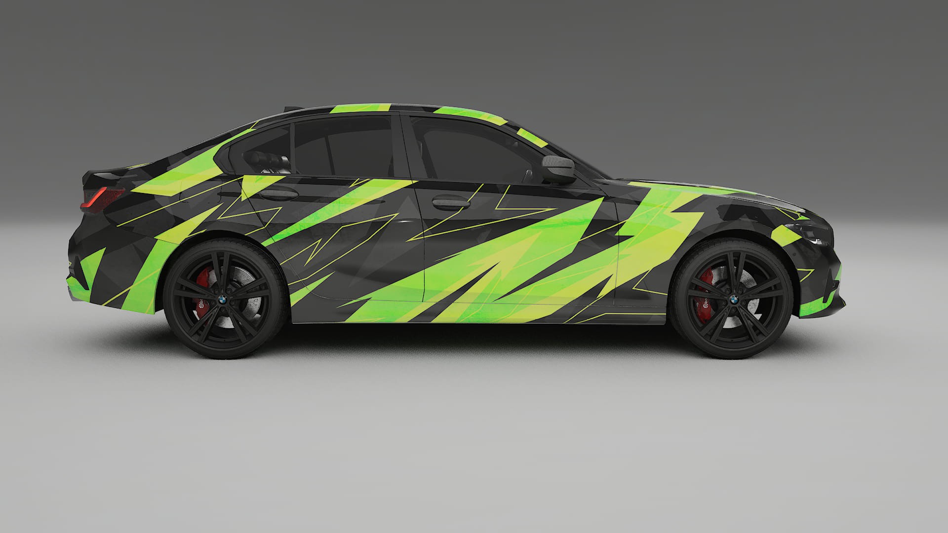 BMW 3 G20 prefacelift pre-LCI NINJA TURTLES – Design-Wrap PPF-Kit aus bedruckbarer Polyurethanfolie