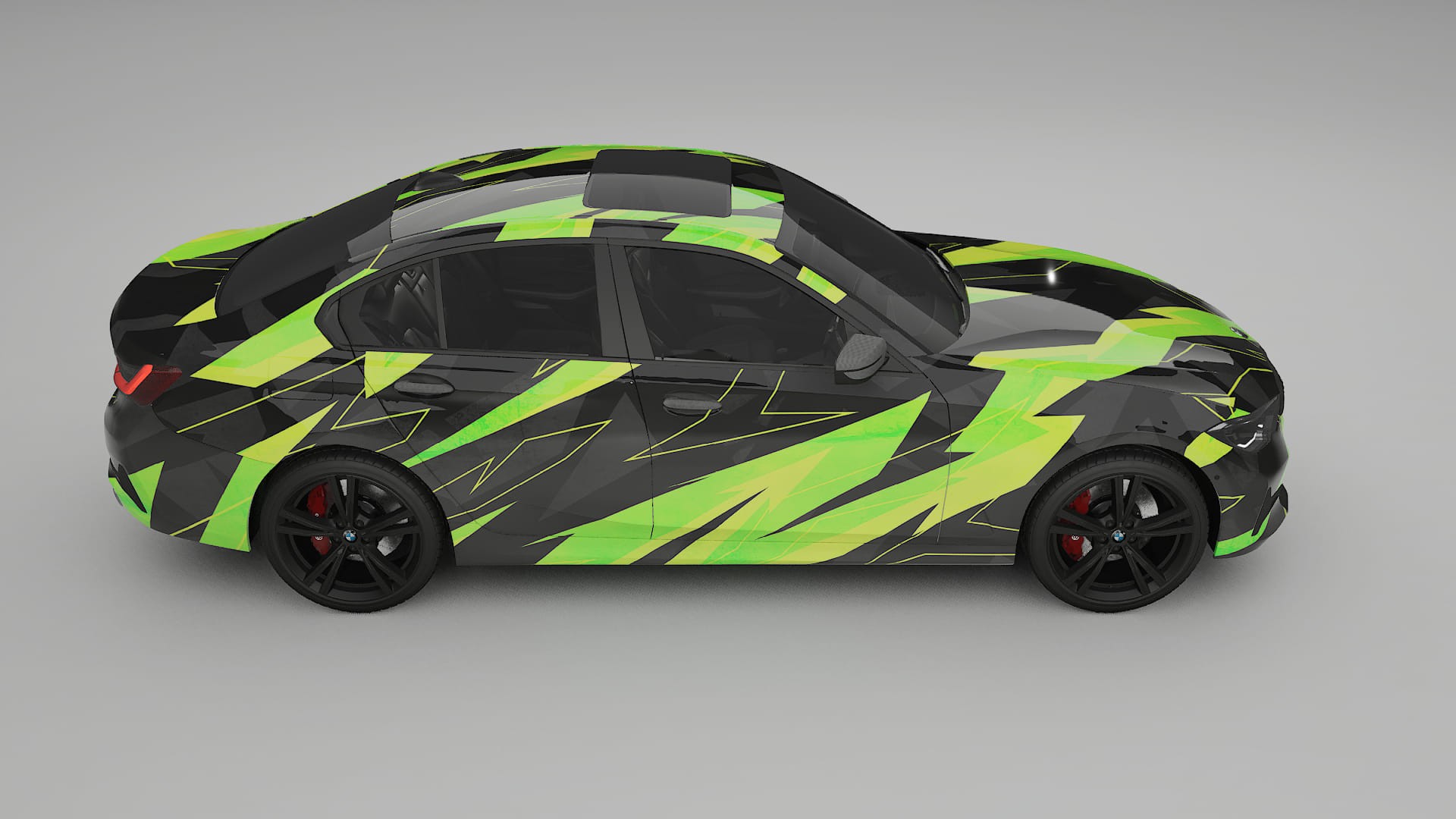 BMW 3 G20 prefacelift pre-LCI NINJA TURTLES – Design-Wrap PPF-Kit aus bedruckbarer Polyurethanfolie