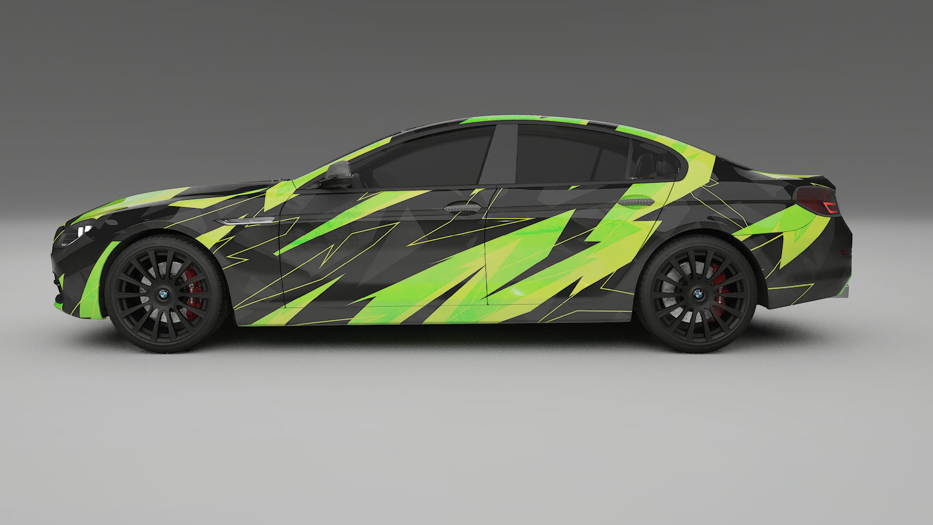 BMW 6 F06 NINJA TURTLES – Design-Wrap PPF-Kit aus bedruckbarer Polyurethanfolie