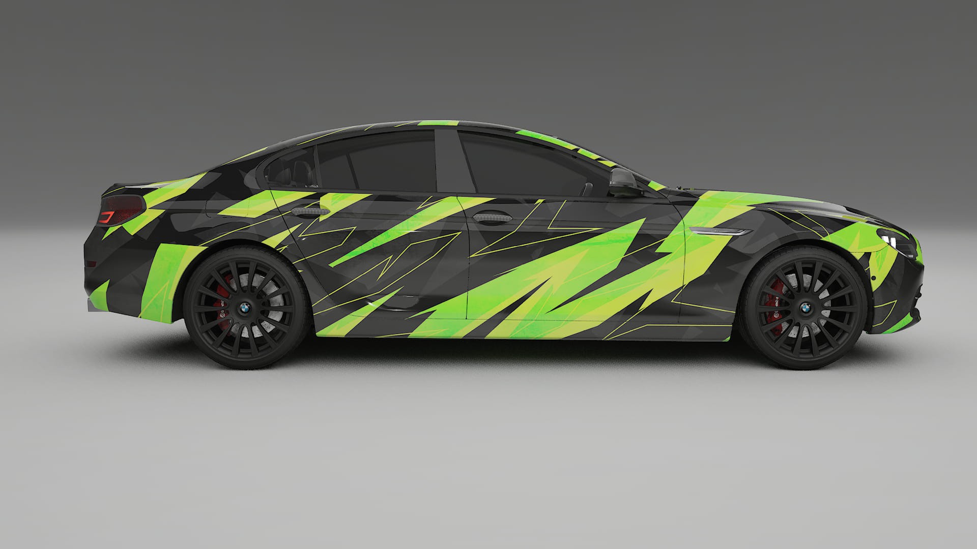 BMW 6 F06 NINJA TURTLES – Design-Wrap PPF-Kit aus bedruckbarer Polyurethanfolie