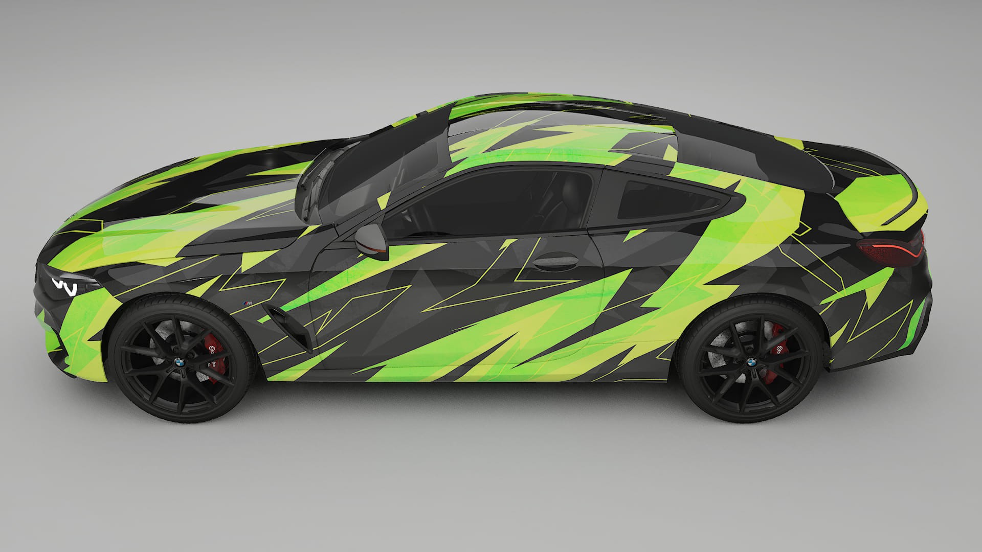 BMW 850 G15 NINJA TURTLES – Design-Wrap PPF-Kit aus bedruckbarer Polyurethanfolie