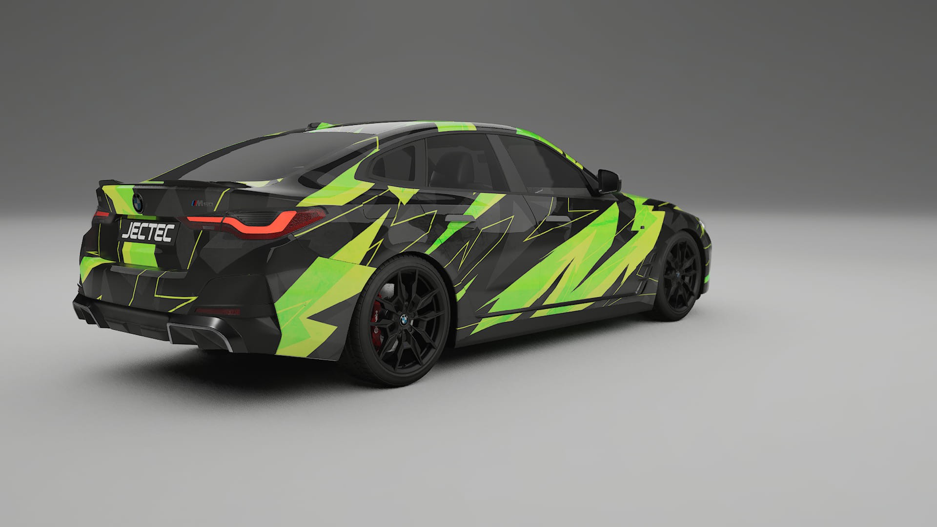 BMW I4 G26 M-Package NINJA TURTLES – Design-Wrap PPF-Kit aus bedruckbarer Polyurethanfolie