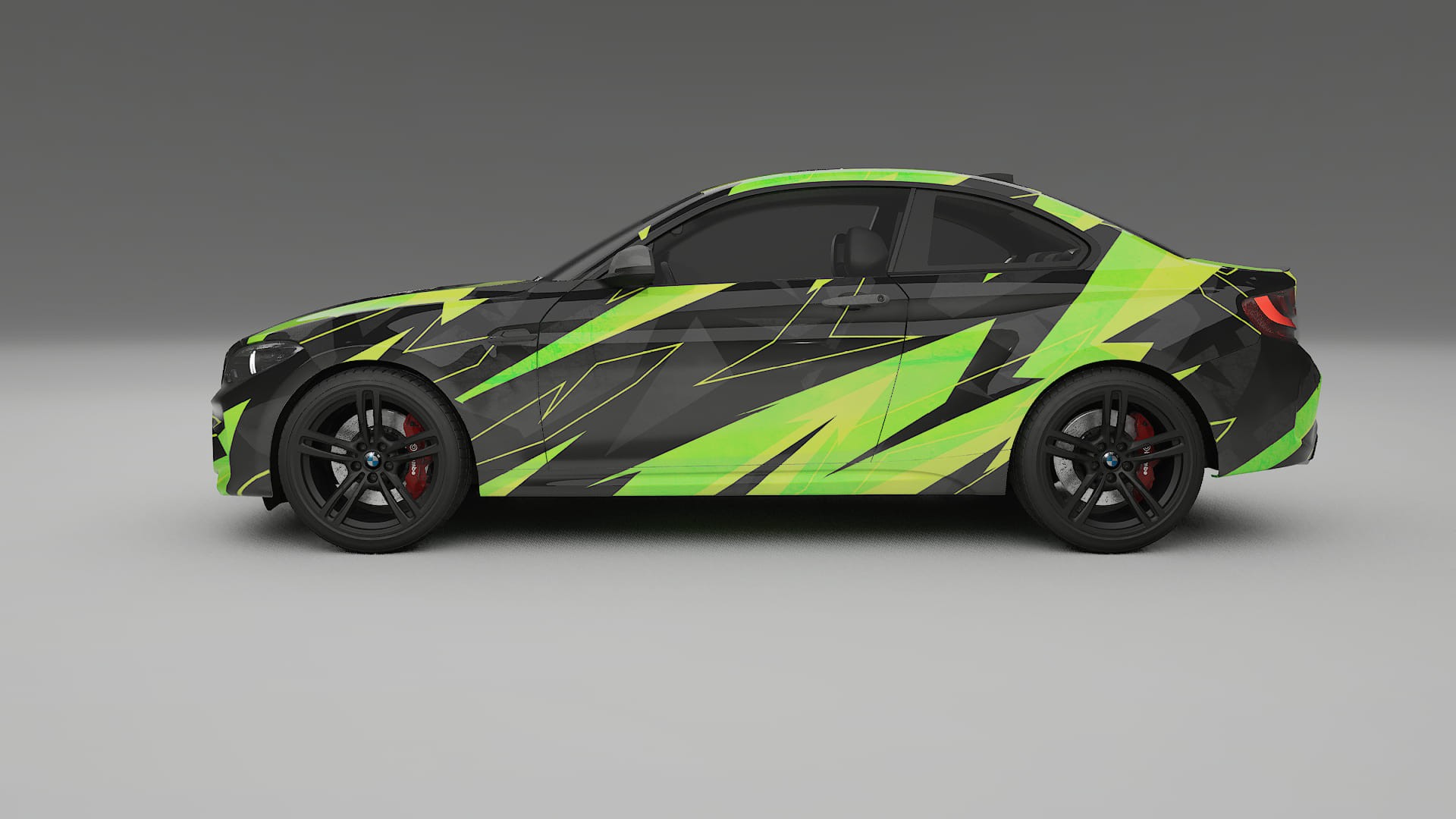 BMW M2 F87 facelift LCI NINJA TURTLES – Design-Wrap PPF-Kit aus bedruckbarer Polyurethanfolie
