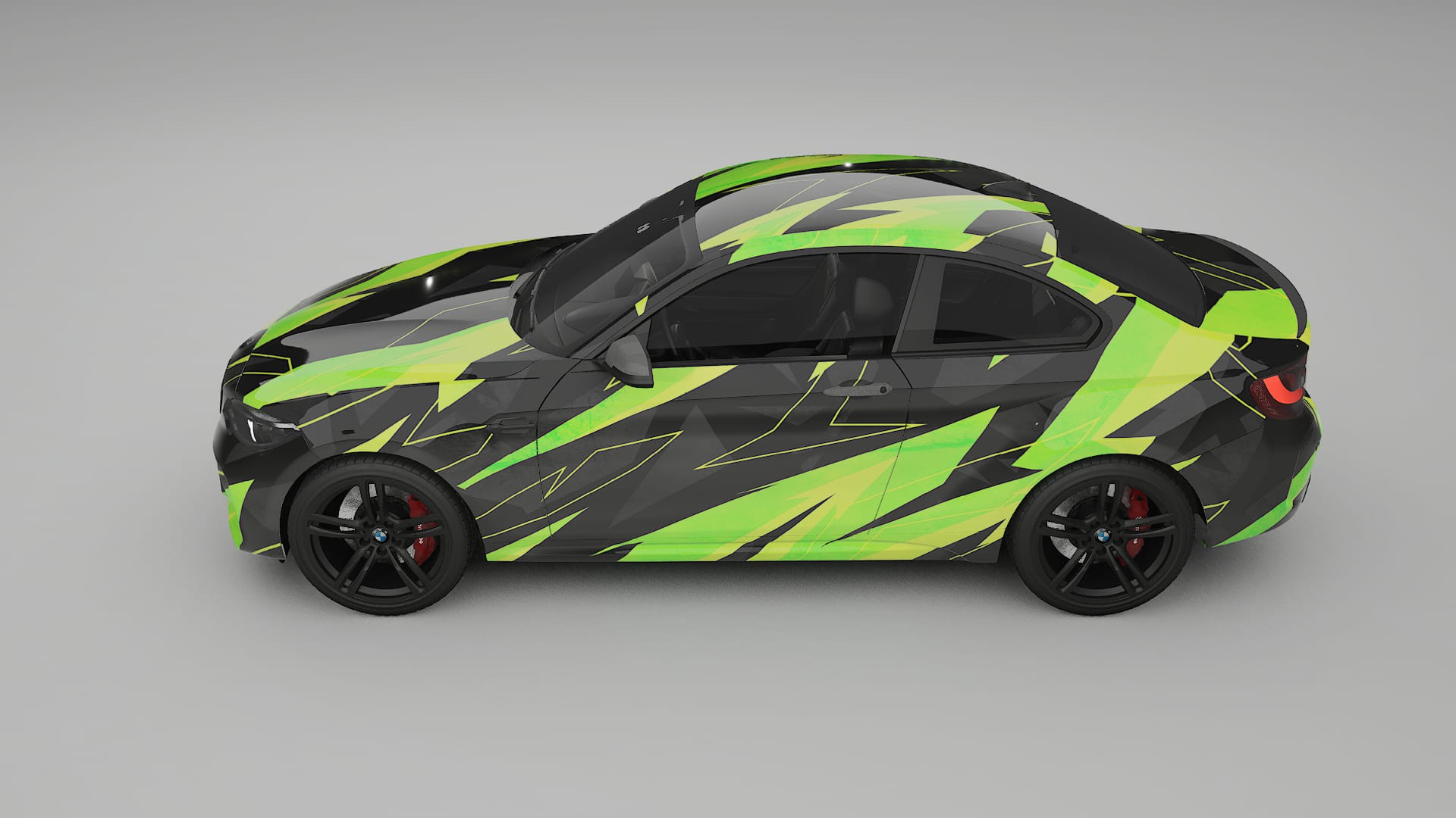 BMW M2 F87 facelift LCI NINJA TURTLES – Design-Wrap PPF-Kit aus bedruckbarer Polyurethanfolie
