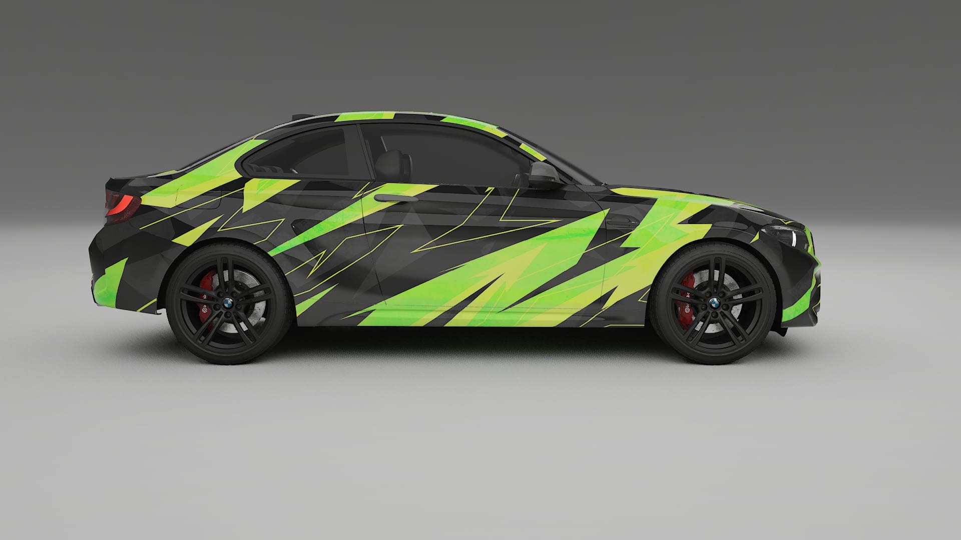 BMW M2 F87 facelift LCI NINJA TURTLES – Design-Wrap PPF-Kit aus bedruckbarer Polyurethanfolie