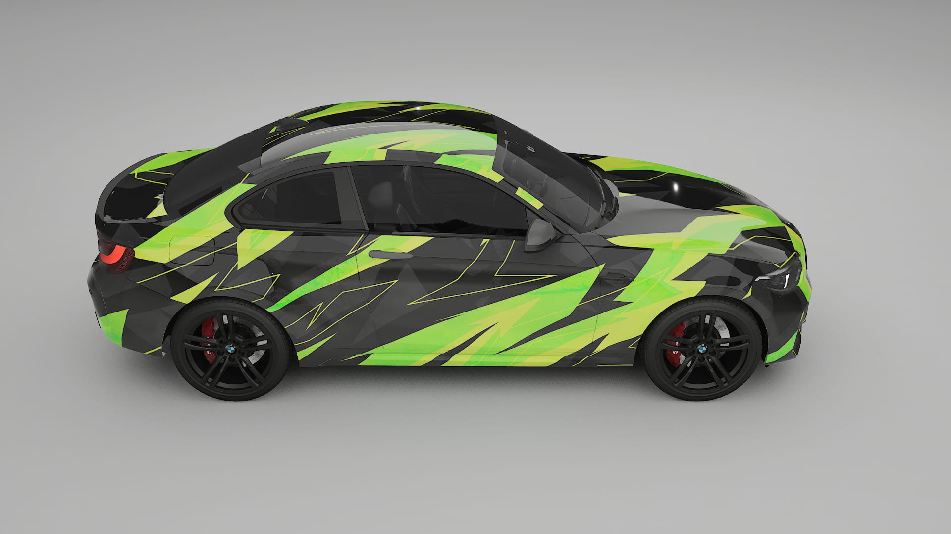 BMW M2 F87 facelift LCI NINJA TURTLES – Design-Wrap PPF-Kit aus bedruckbarer Polyurethanfolie