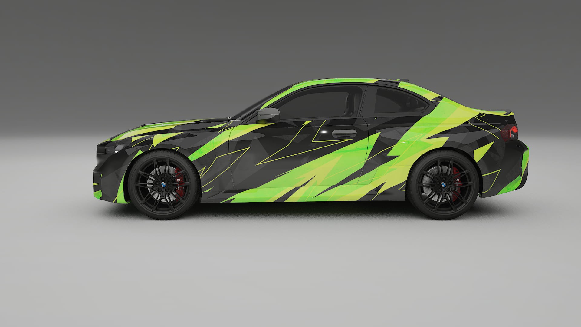 BMW M2 G87 NINJA TURTLES – Design-Wrap PPF-Kit aus bedruckbarer Polyurethanfolie
