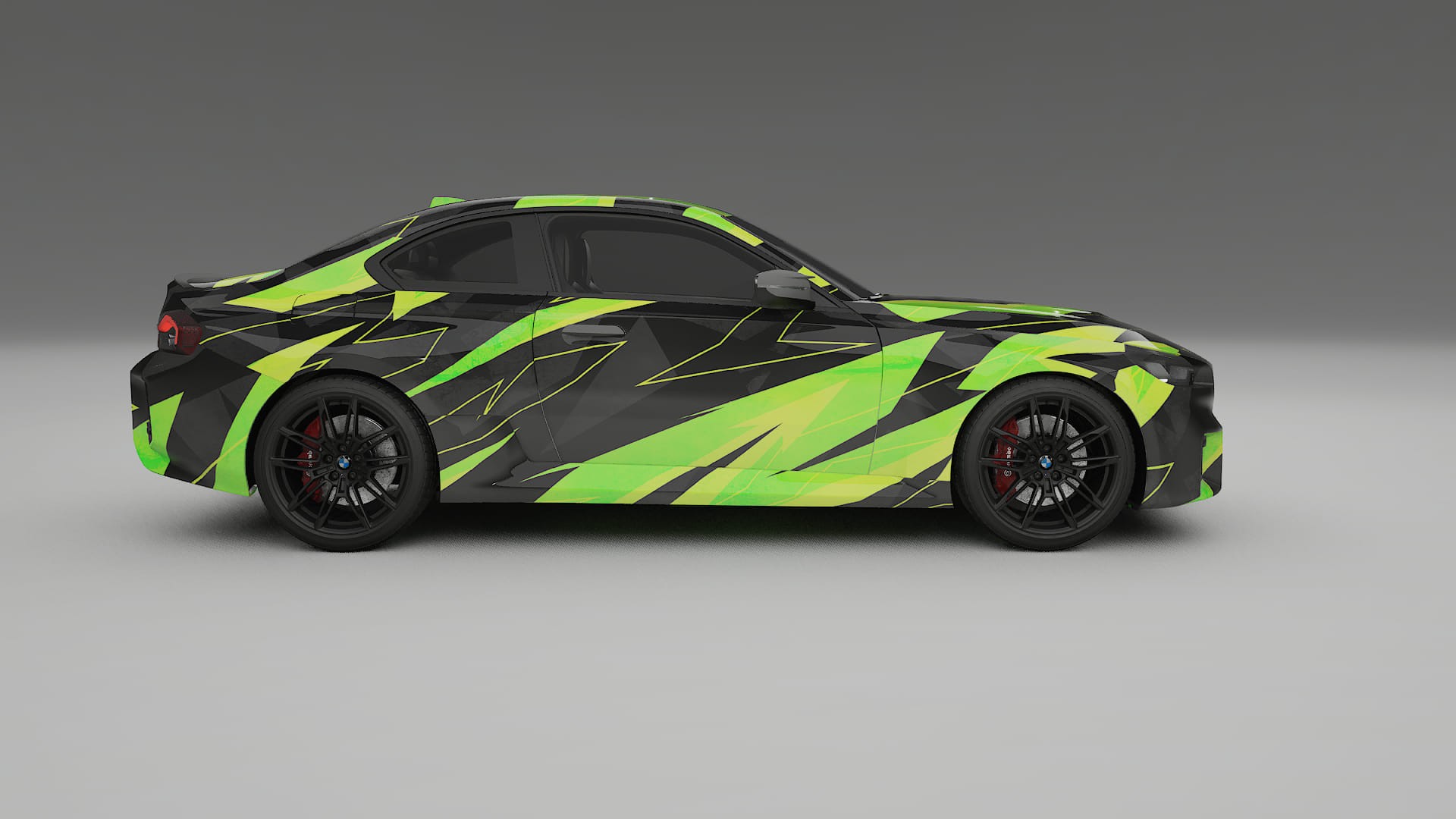 BMW M2 G87 NINJA TURTLES – Design-Wrap PPF-Kit aus bedruckbarer Polyurethanfolie