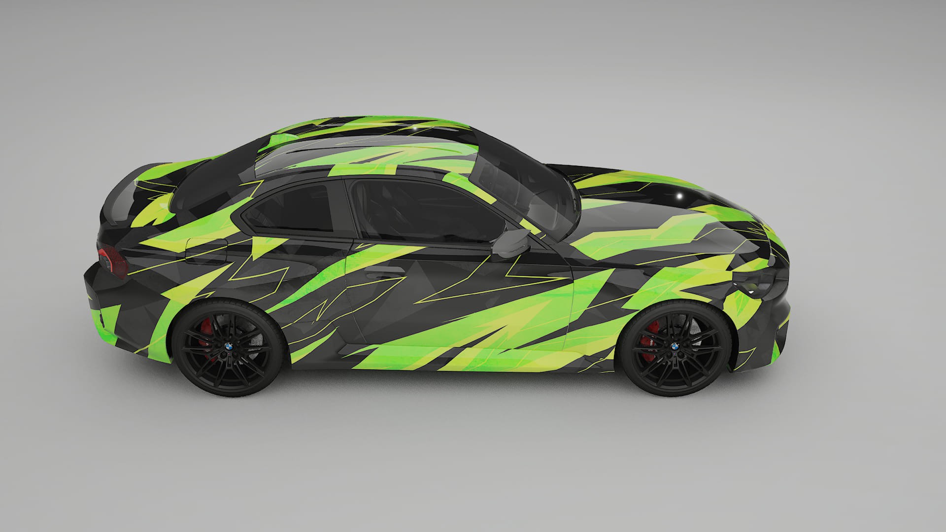 BMW M2 G87 NINJA TURTLES – Design-Wrap PPF-Kit aus bedruckbarer Polyurethanfolie